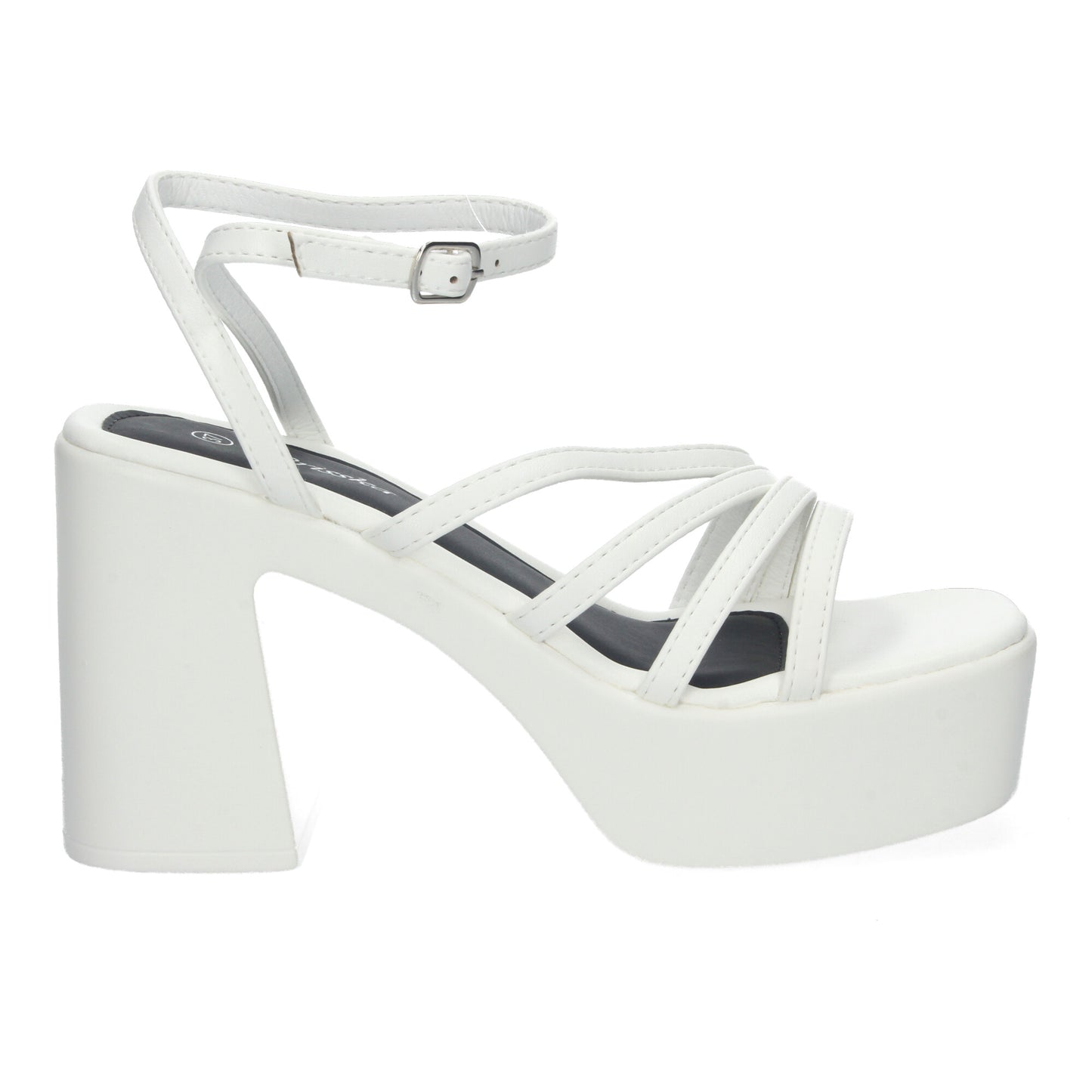 Cyrena Tatiana – Sandalias Blancas con Plataforma para Mujer