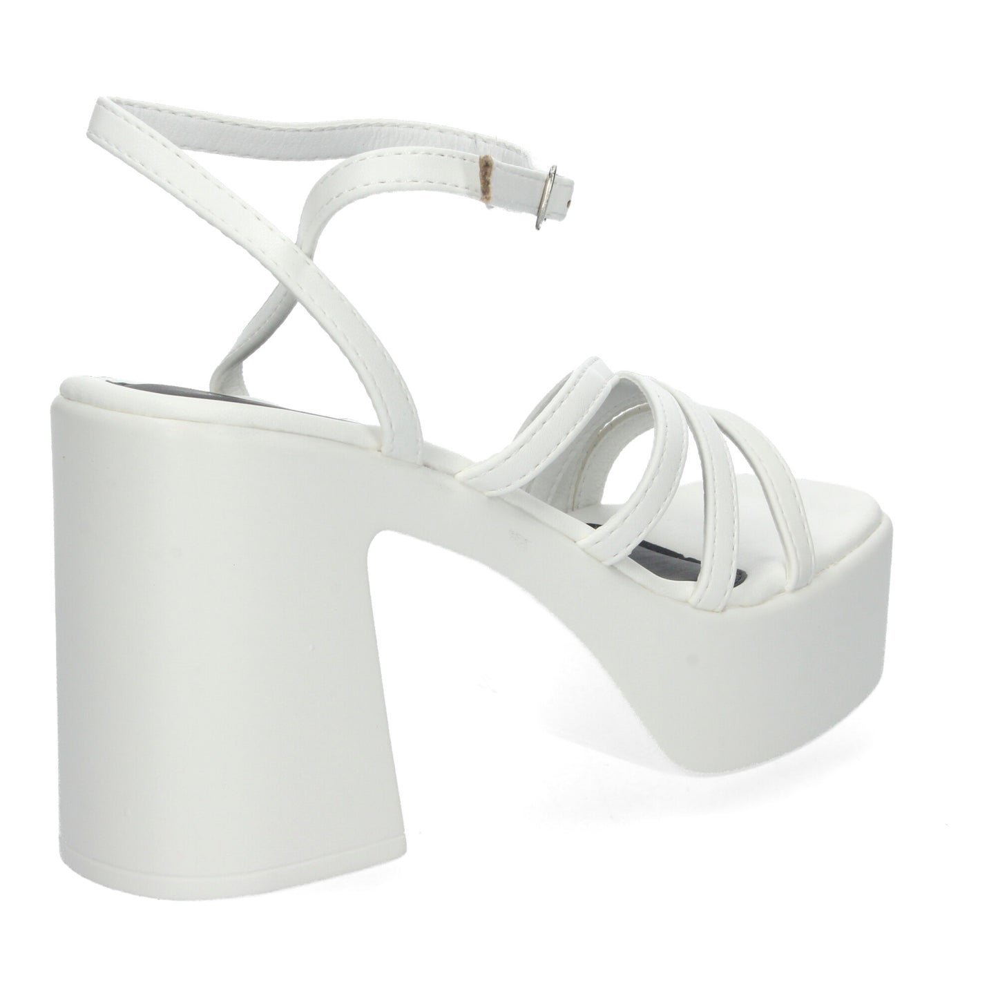 Cyrena Tatiana – Sandalias Blancas con Plataforma para Mujer