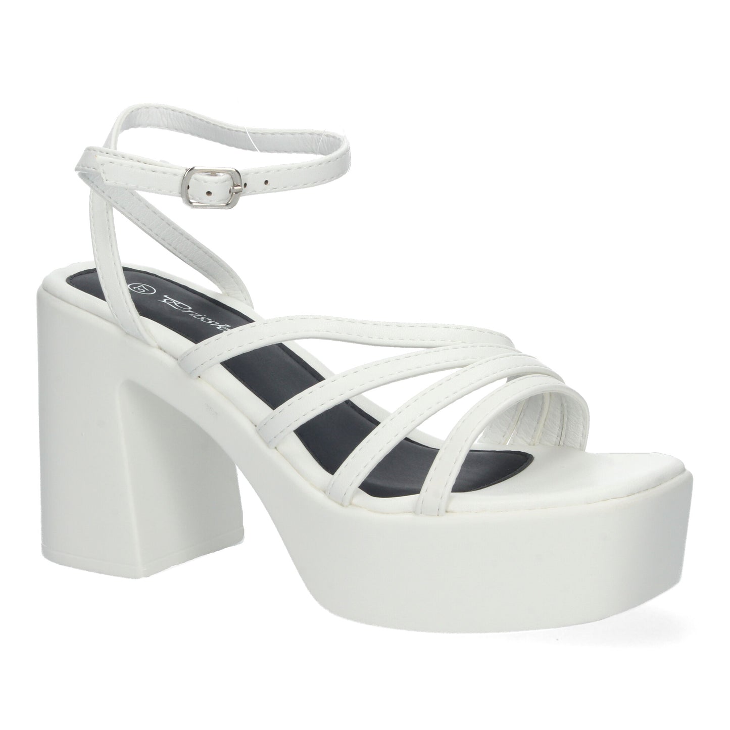 Cyrena Tatiana – Sandalias Blancas con Plataforma para Mujer