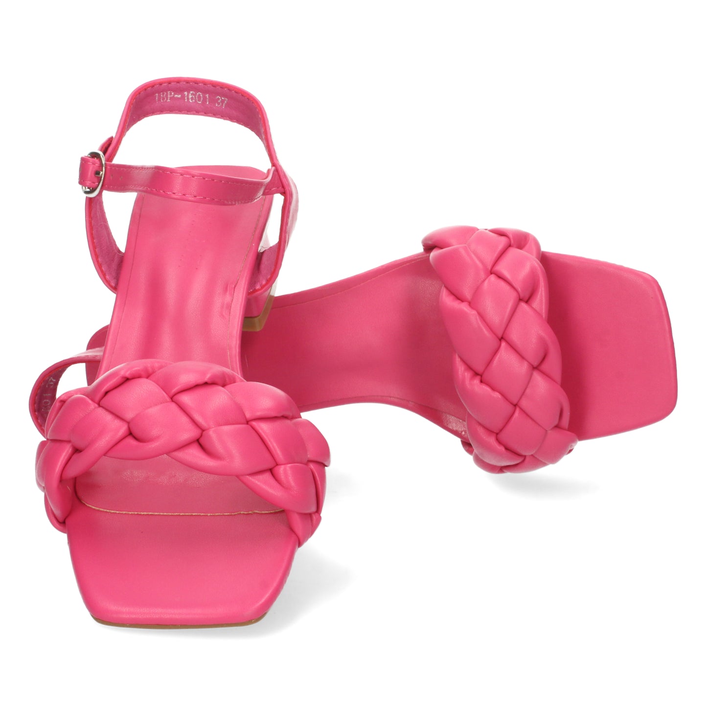 Cyrena Fuchsia Elegance – Sandalias Fucsia de Tacón Bajo para Mujer | Invitadas Elegantes
