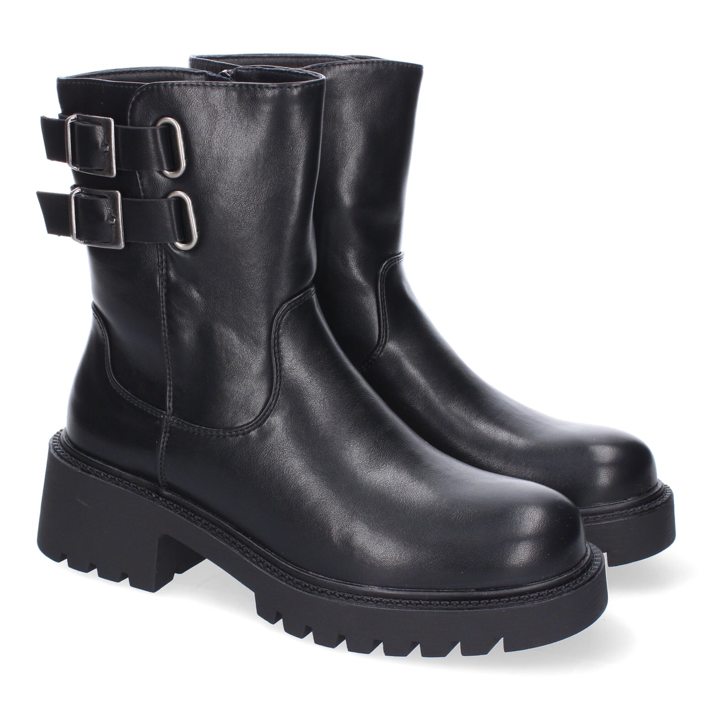 Botin negro con hebillas ISIDORA