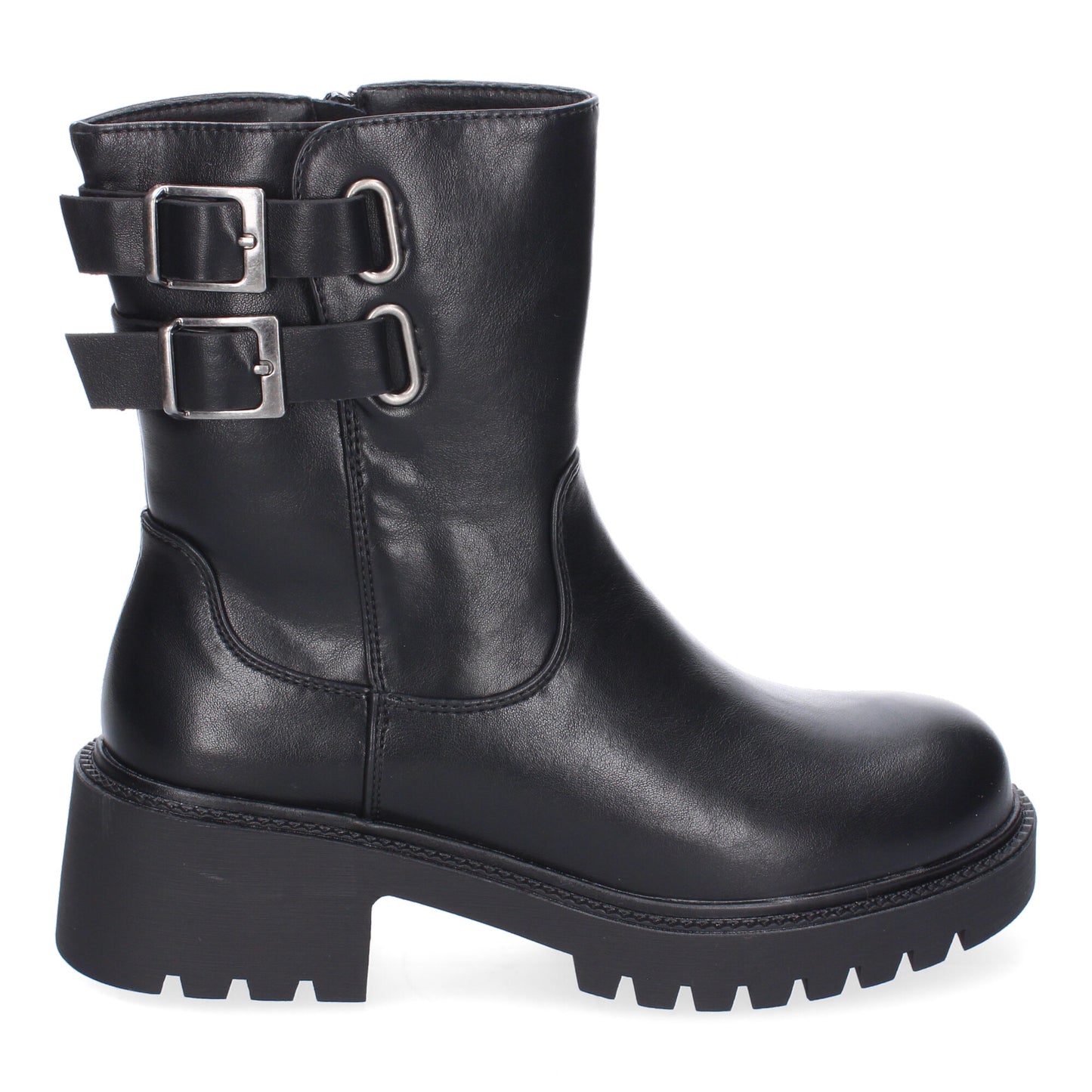 Botin negro con hebillas ISIDORA