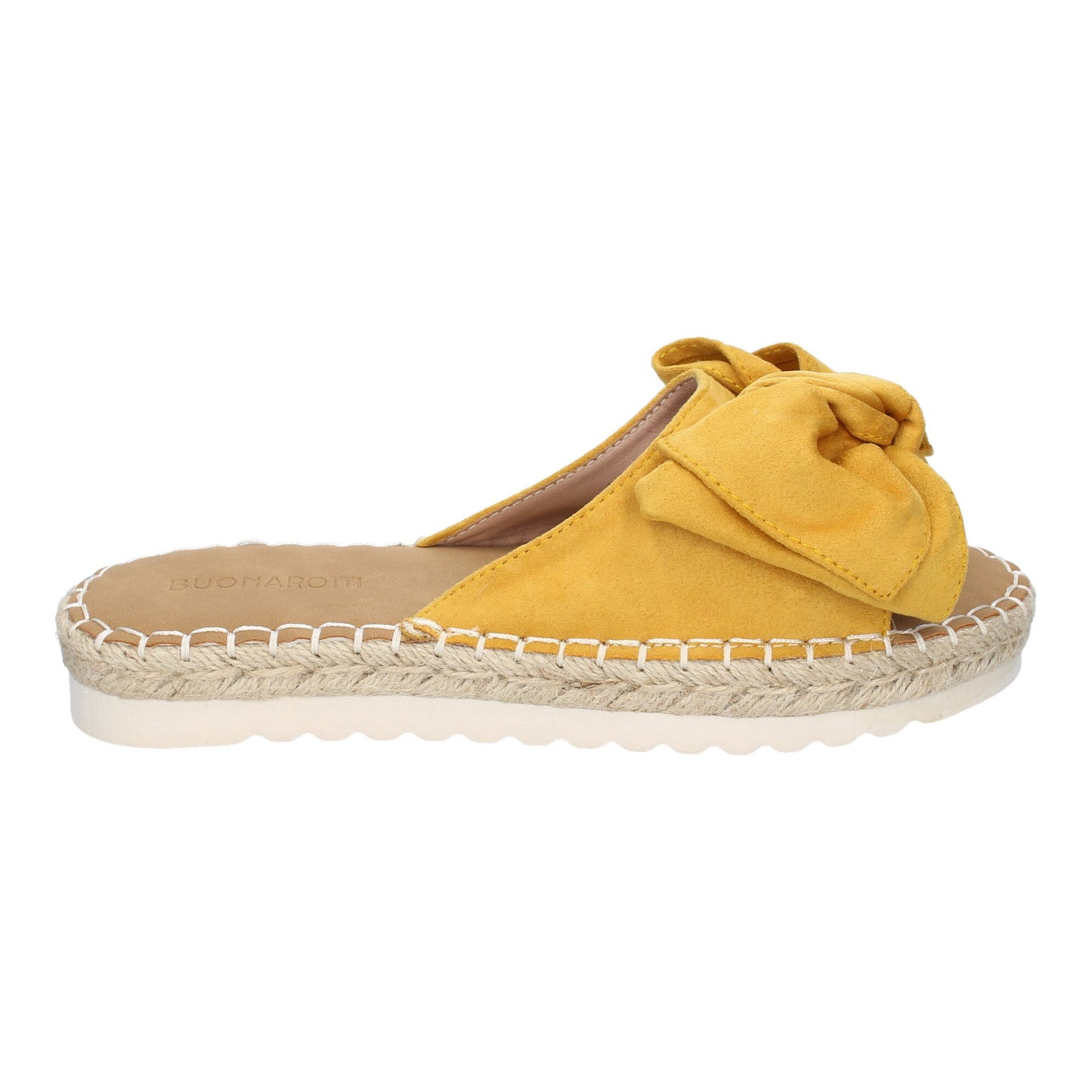 CyrenaStyle Amarilla Lazo – Sandalia Plana con Lazo en la Pala para Mujer | Primavera-Verano