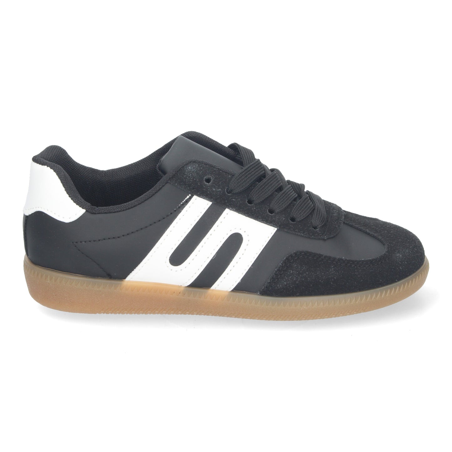 Cyrena Black Casual – Zapatillas Negras Casual para Mujer, Diseño Elegante, Suela Resistente y Cordones Ajustables | Comodidad Asegurada para el Día a Día