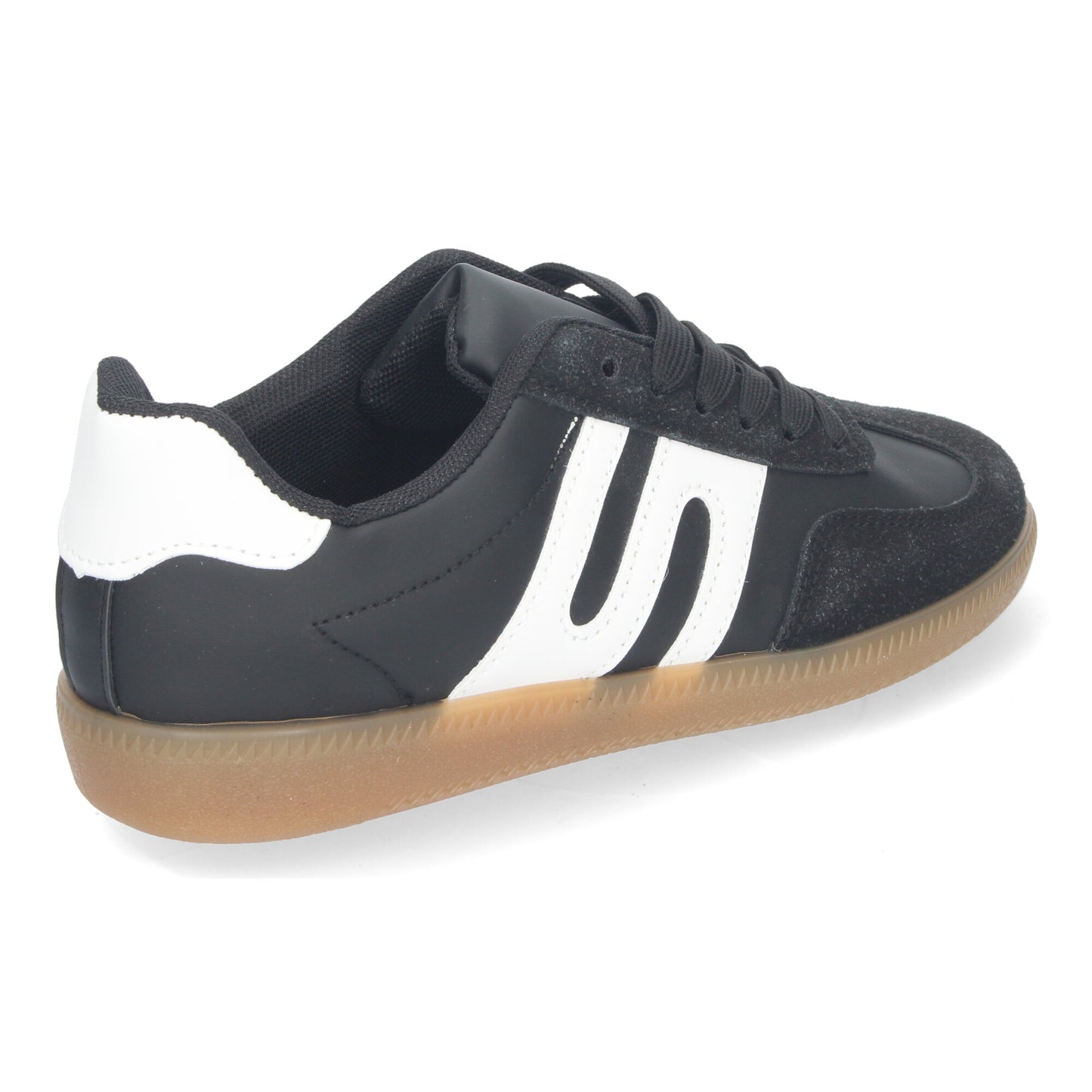 Cyrena Black Casual – Zapatillas Negras Casual para Mujer, Diseño Elegante, Suela Resistente y Cordones Ajustables | Comodidad Asegurada para el Día a Día