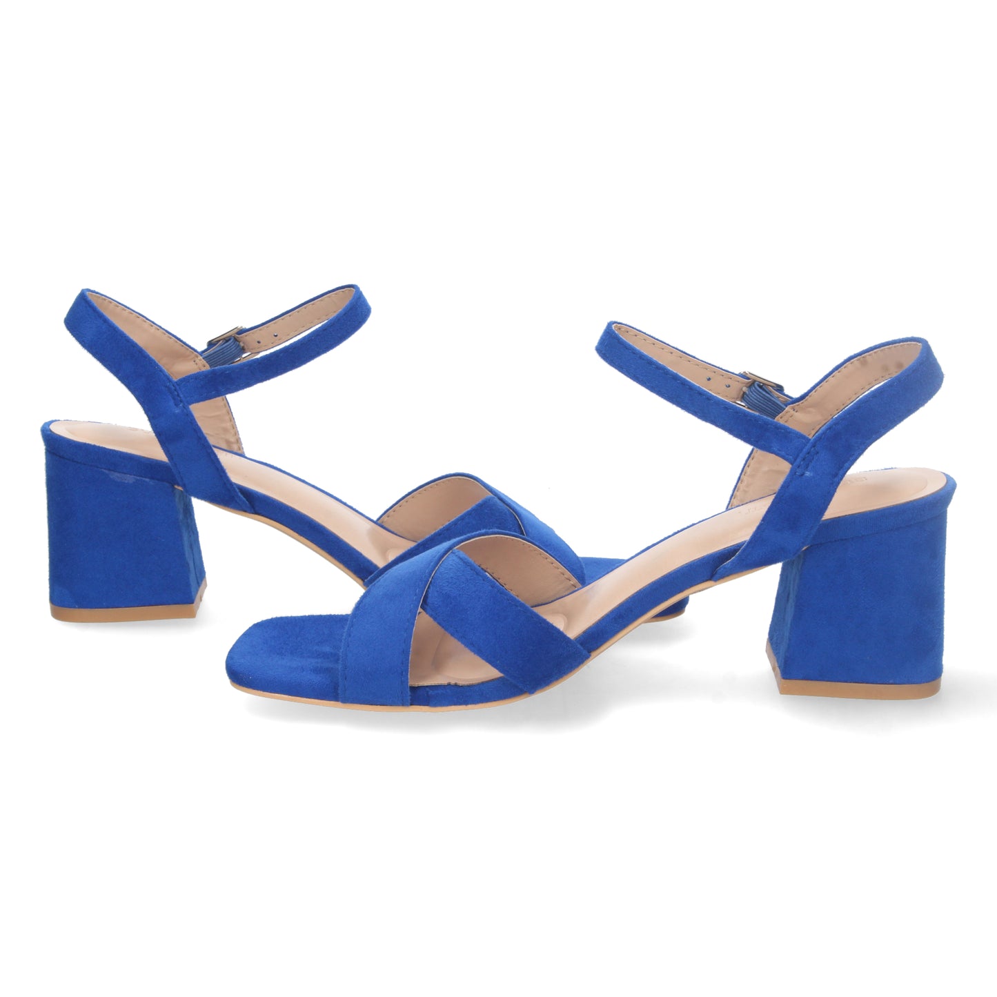 Cyrena Blue Elegance – Sandalia Azul de Tacón para Mujer | Cómoda y Elegante