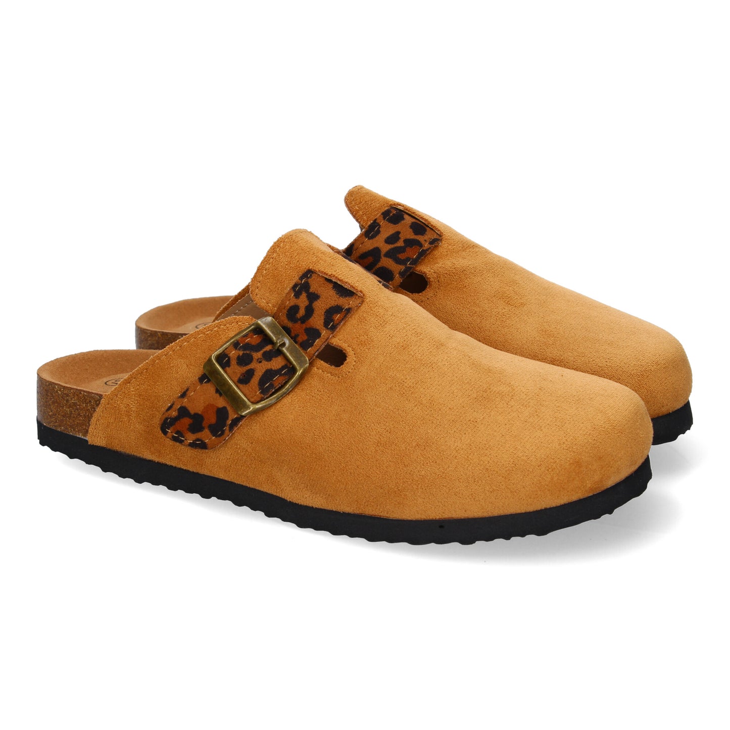 Zueco Leopardo Chic – Calzado plano con estampado animal print para mujer | Primavera-Verano Cyrena
