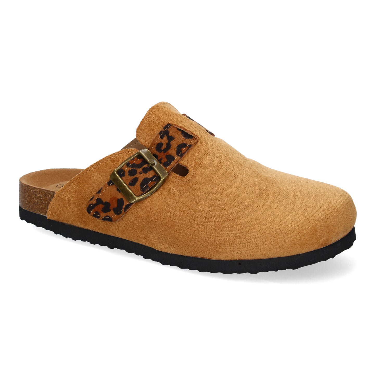 Zueco Leopardo Chic – Calzado plano con estampado animal print para mujer | Primavera-Verano Cyrena