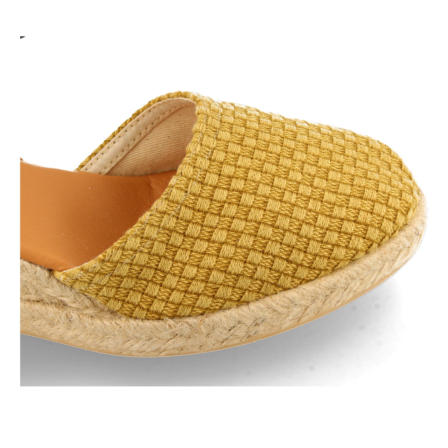CyrenaSunLemon – Alpargata Amarilla de Cuña para Mujer | Estilo Valenciana con Yute y Pala Textil | Hecha en España para Bodas y Eventos