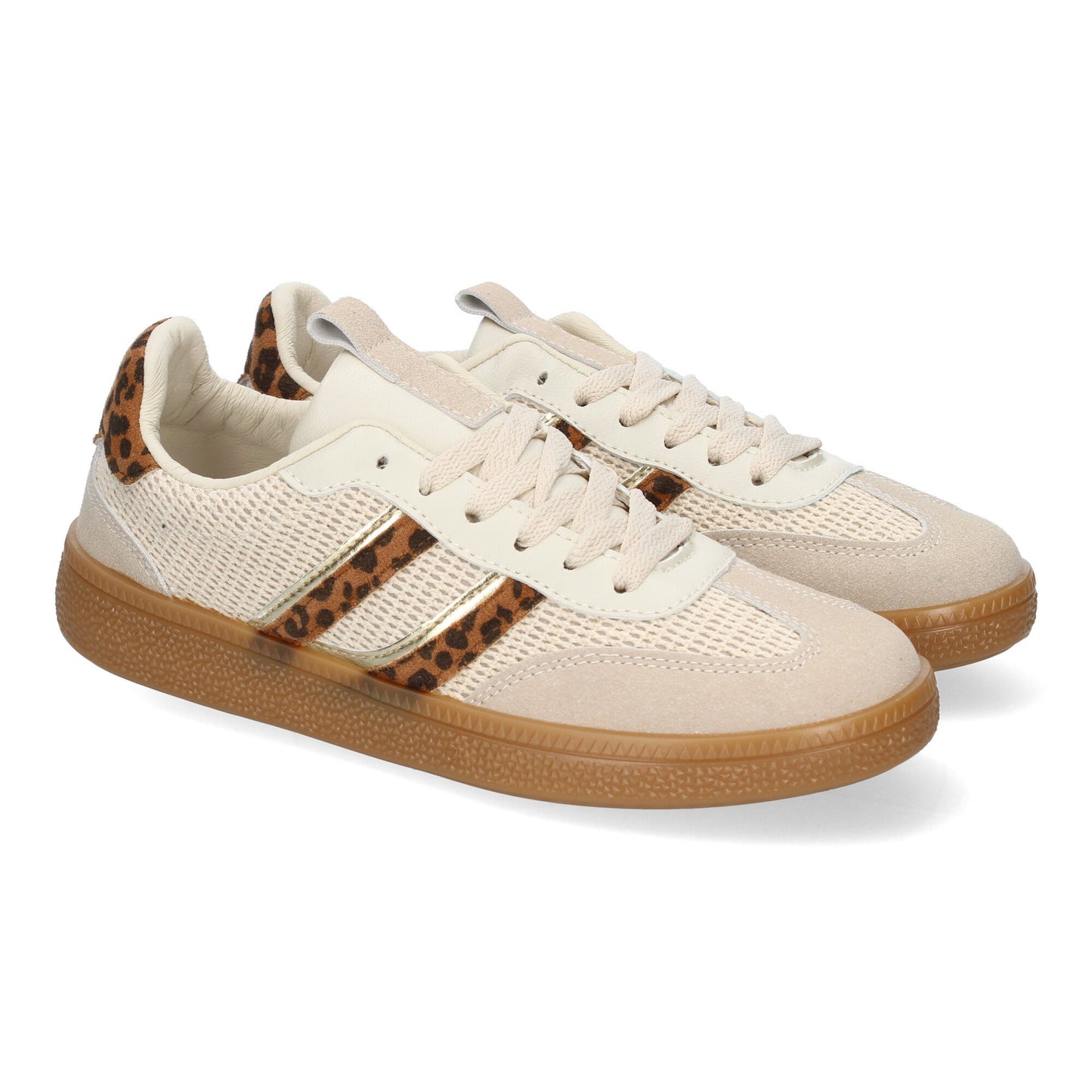 Cyrena Leopard Sport – Zapatillas Leopardo Deportivas Casuales para Mujer, Cómodas y Versátiles, Ideales para el Día a Día y Cualquier Ocasión