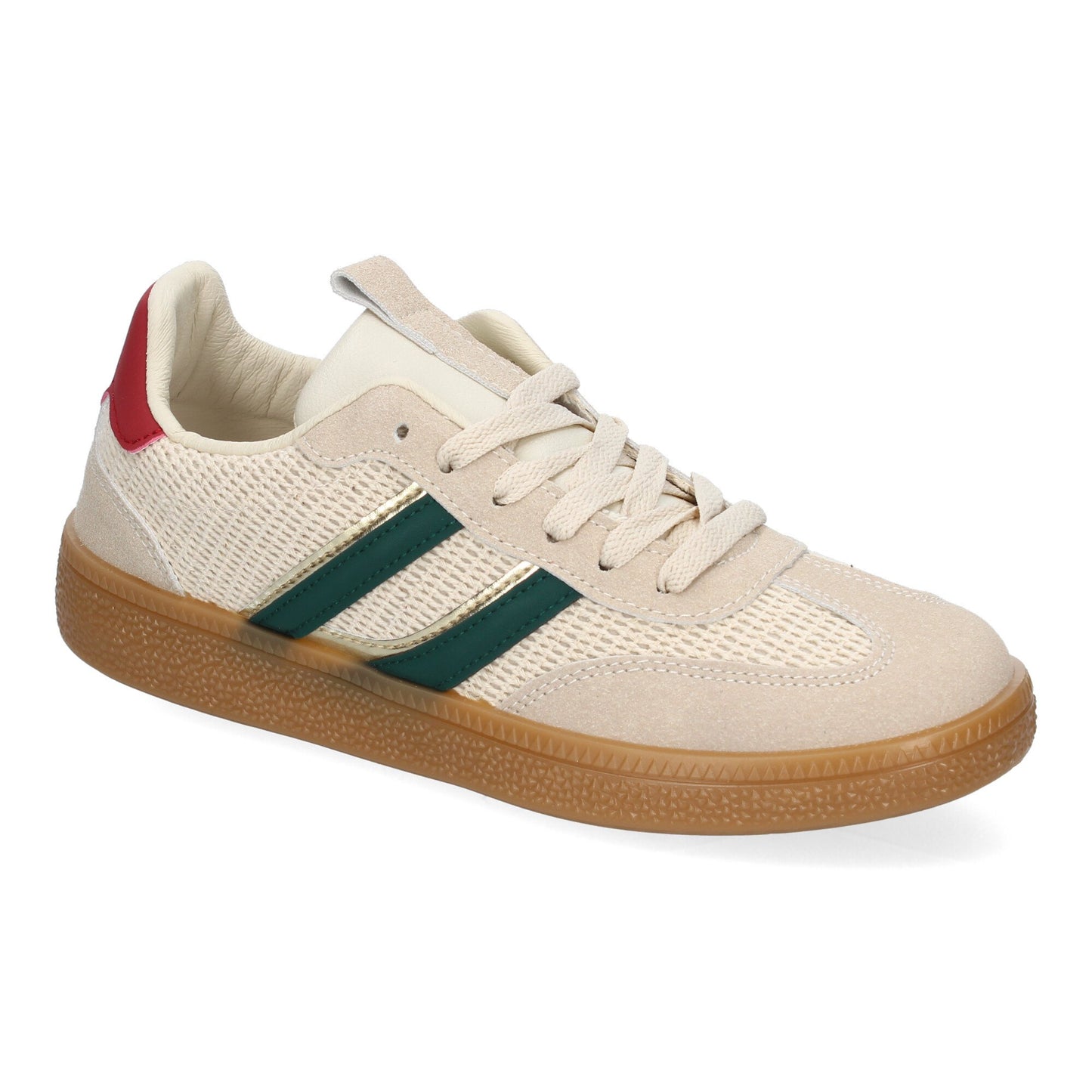 Cyrena Red Sport – Zapatillas Rojas Deportivas Casuales para Mujer, Cómodas y Versátiles, Ideales para el Día a Día y Cualquier Ocasión