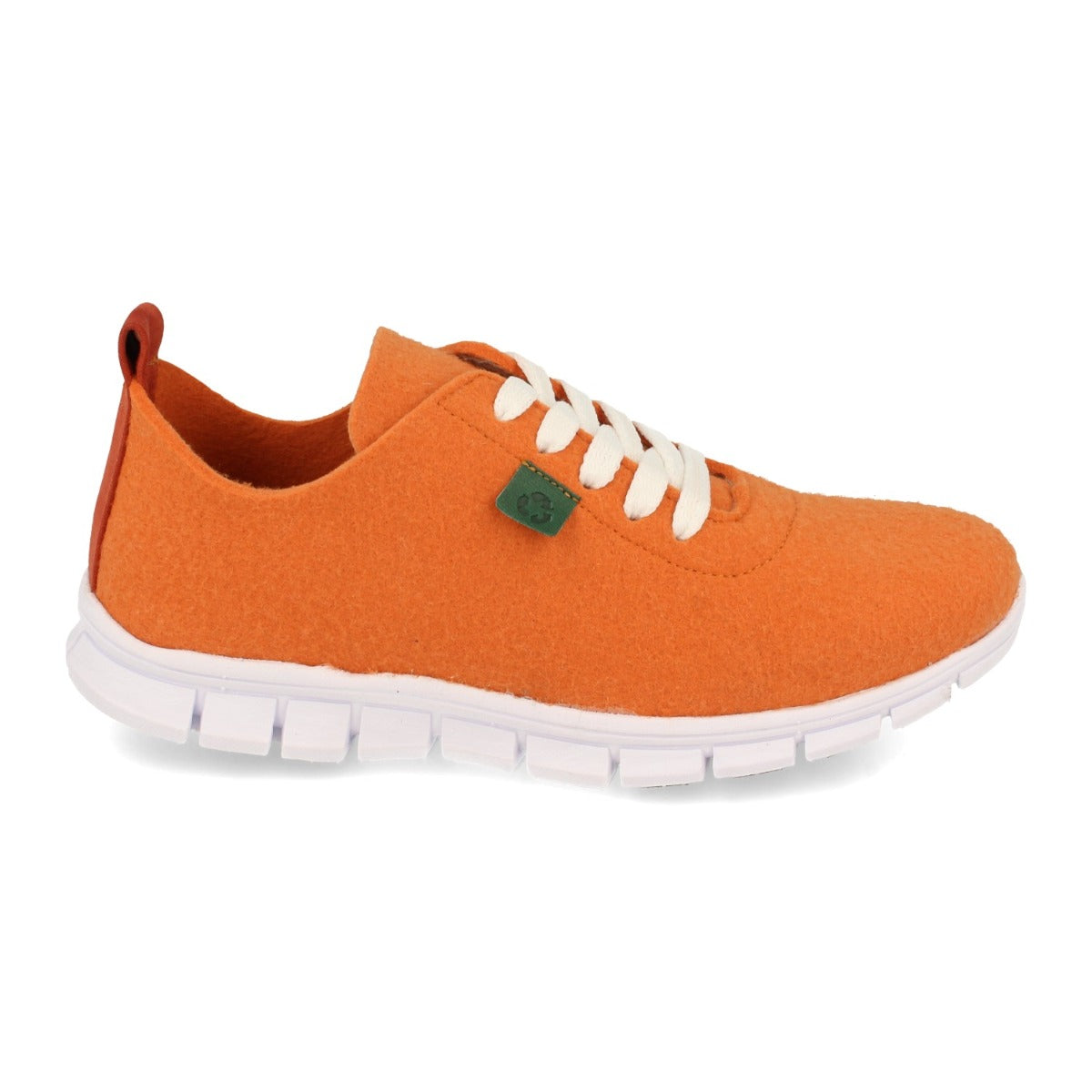 Cyrena Eco Orange – Zapatillas Naranjas Ecológicas para Mujer, 100% Recicladas y Ecológicas, Resistentes al Agua y al Calor | Eco Friendly y Bio | Fabricado en España