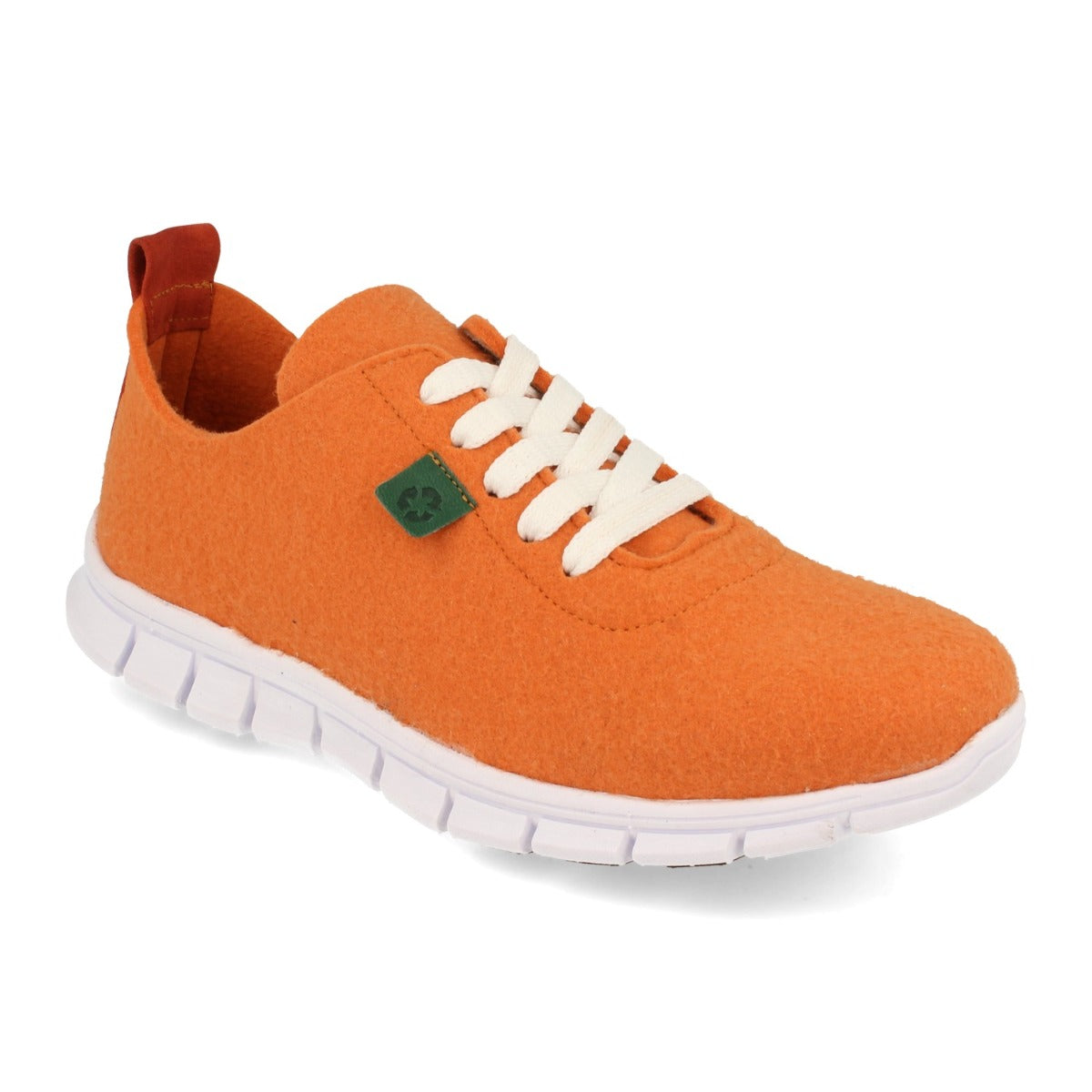 Cyrena Eco Orange – Zapatillas Naranjas Ecológicas para Mujer, 100% Recicladas y Ecológicas, Resistentes al Agua y al Calor | Eco Friendly y Bio | Fabricado en España