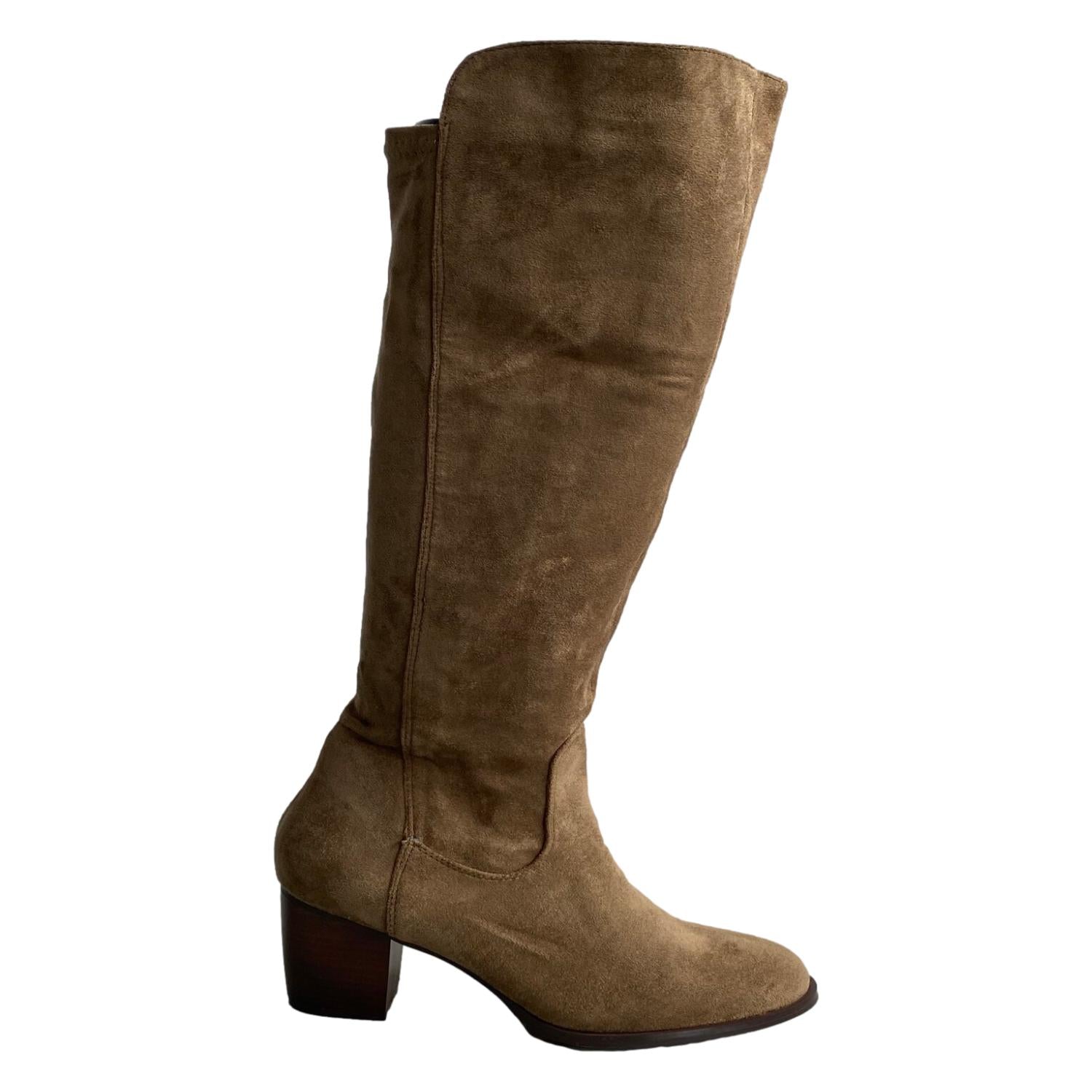 Bota de Tacón para Mujer Cómoda con Punta Redonda