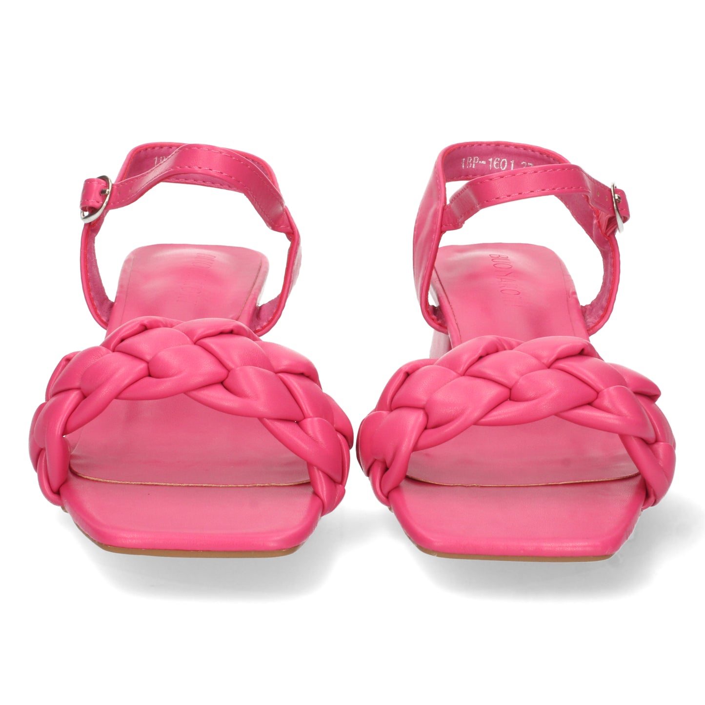 Cyrena Fuchsia Elegance – Sandalias Fucsia de Tacón Bajo para Mujer | Invitadas Elegantes
