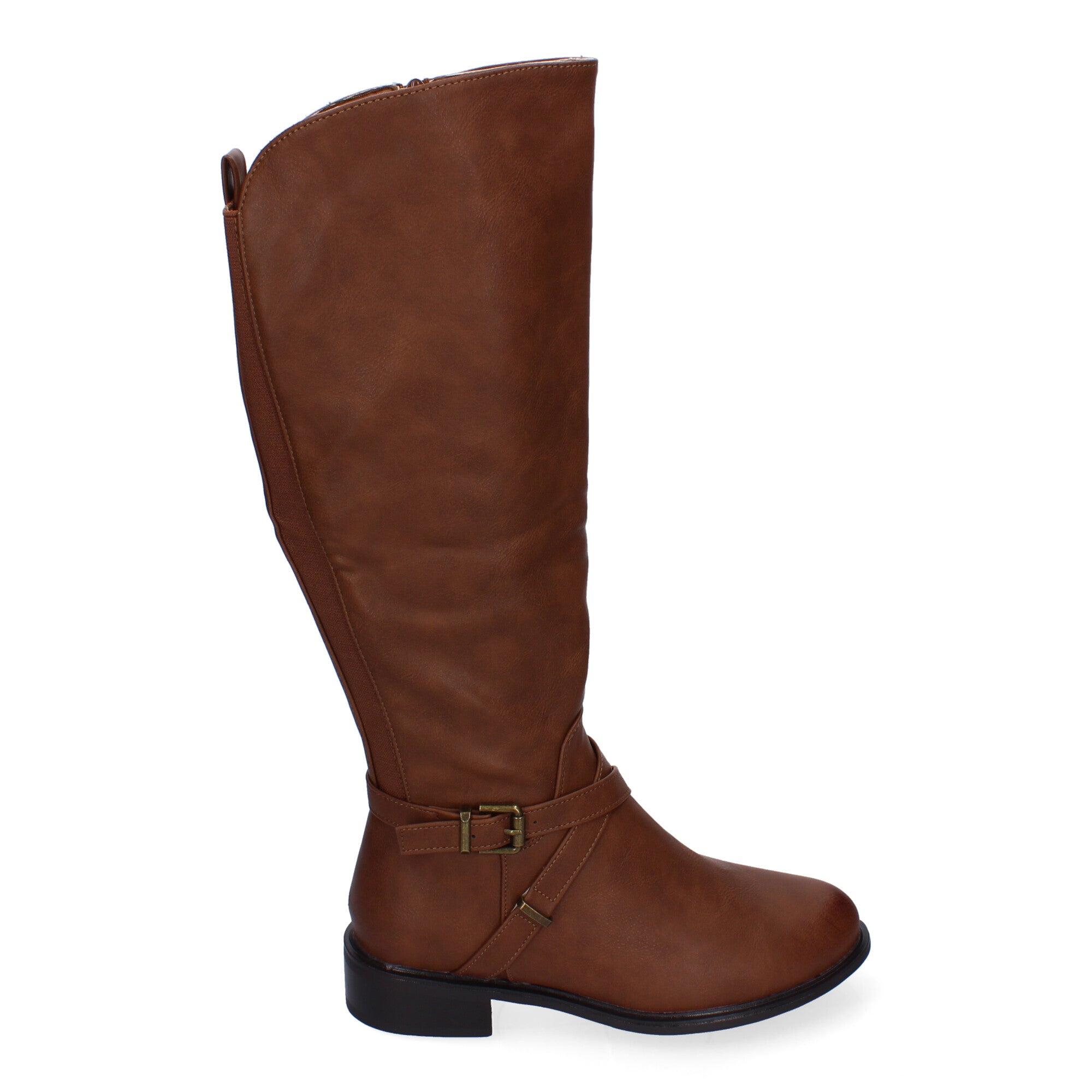 Botas de Tacón para Mujer Cómodas y Elegantes con Hebilla y Cremallera Lateral