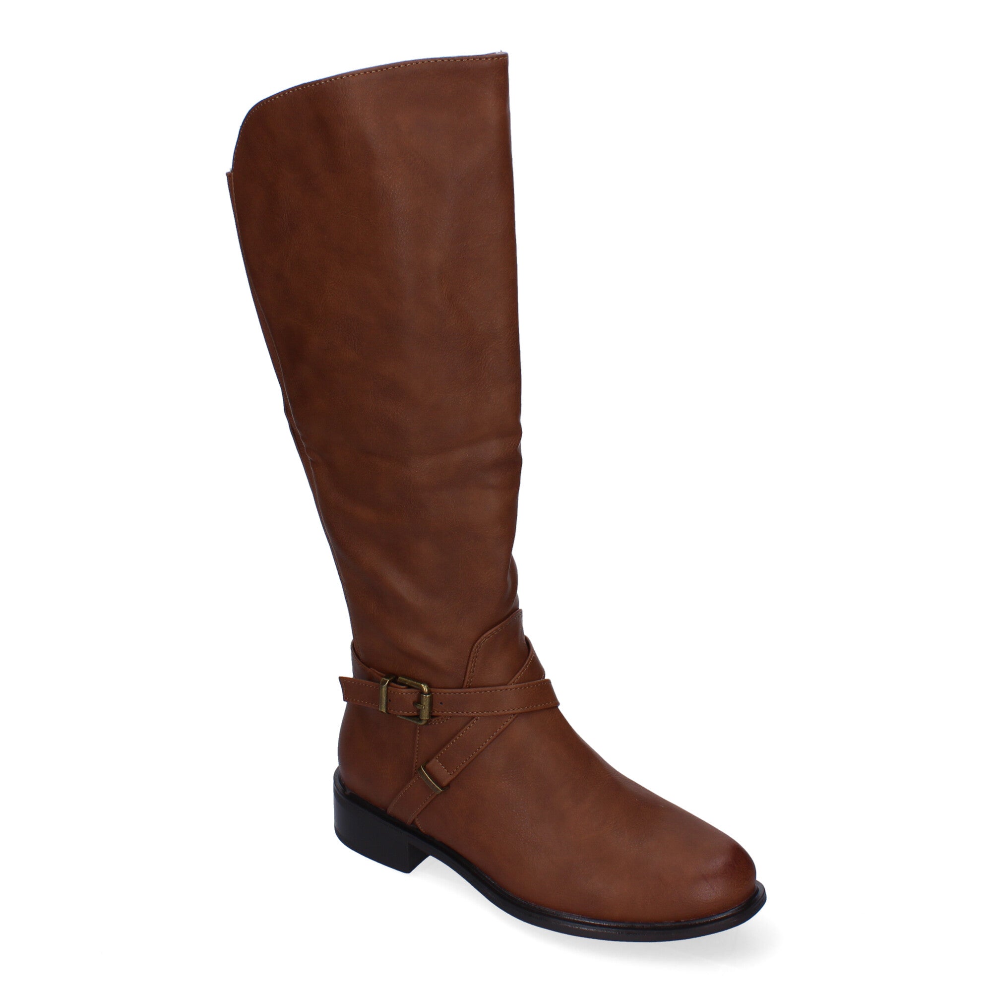 Botas de Tacón para Mujer Cómodas y Elegantes con Hebilla y Cremallera Lateral