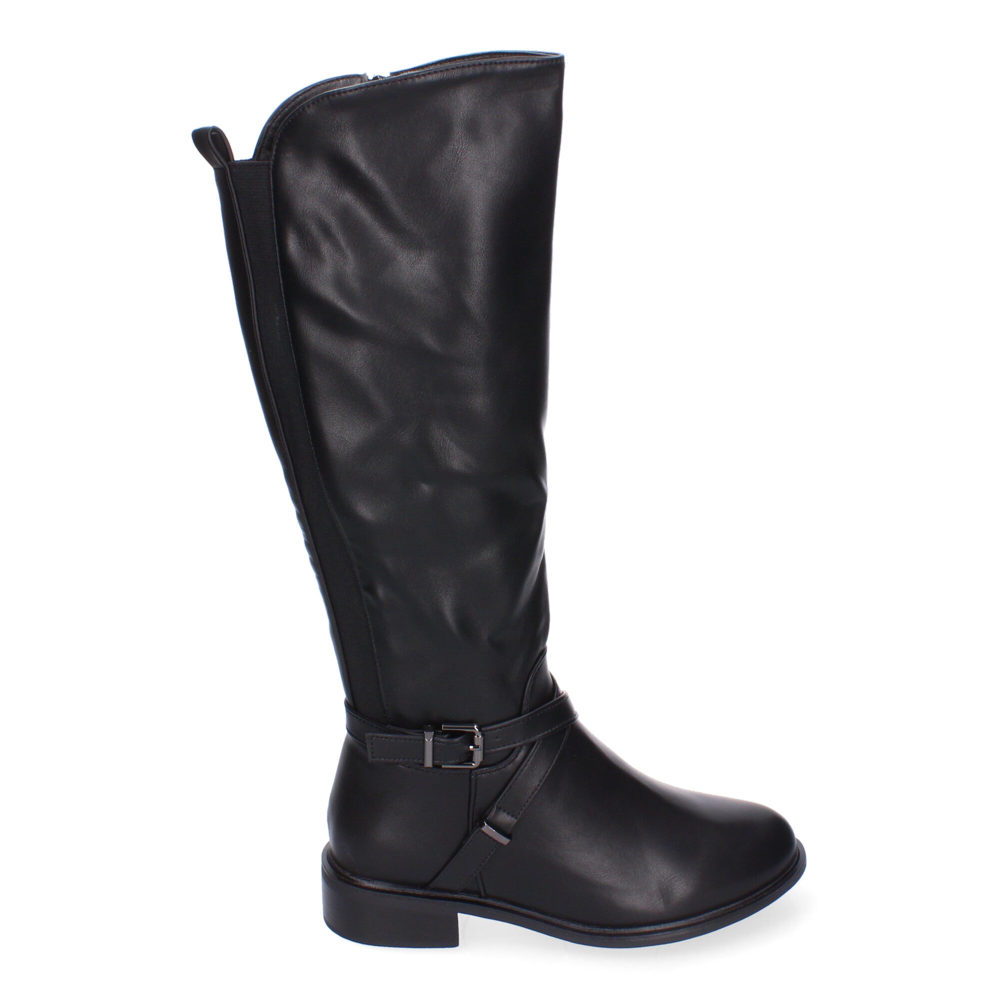 Botas de Tacón para Mujer Cómodas y Elegantes con Hebilla y Cremallera Lateral