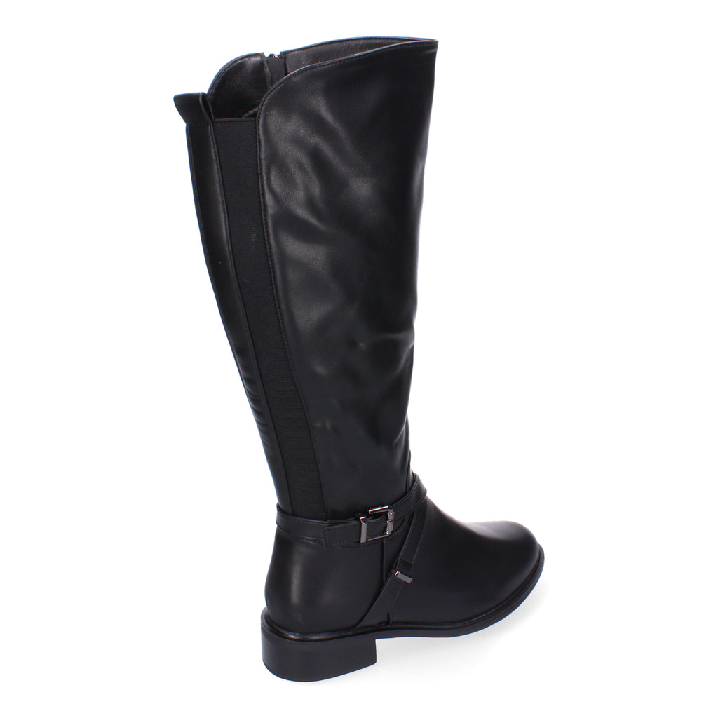 Botas de Tacón para Mujer Cómodas y Elegantes con Hebilla y Cremallera Lateral