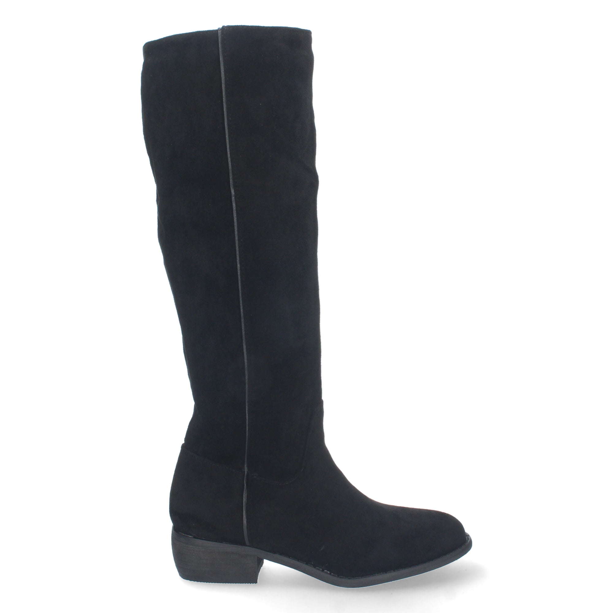 Bota de Tacón Bajo para Mujer Estampado Liso
