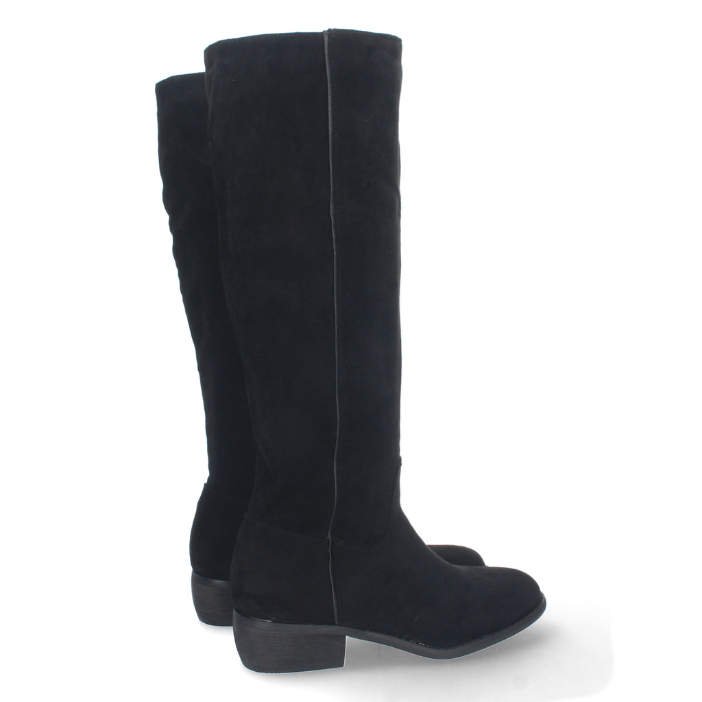 Bota de Tacón Bajo para Mujer Estampado Liso
