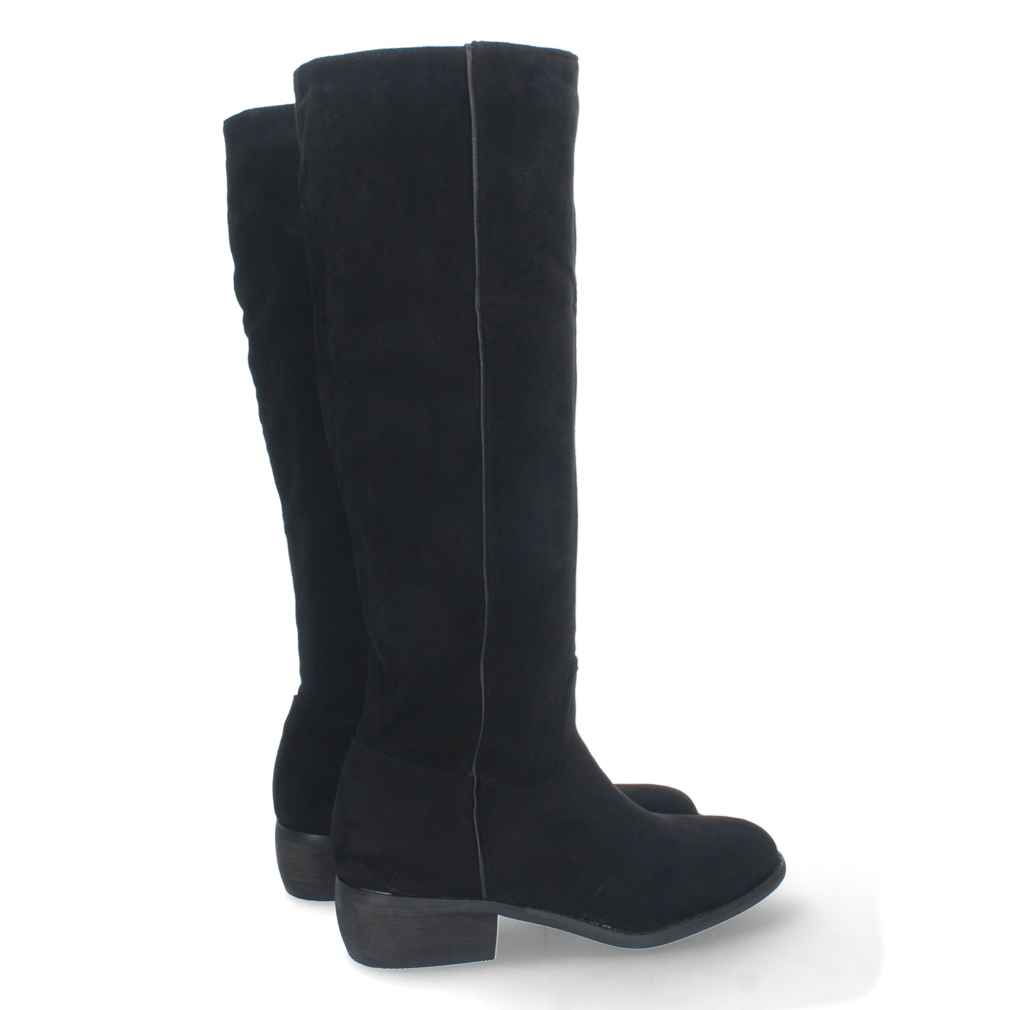 Bota de Tacón Bajo para Mujer Estampado Liso