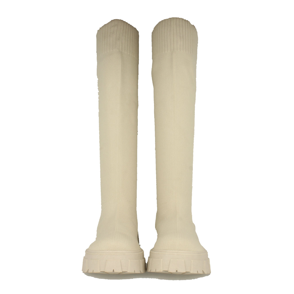 Bota de Plataforma para Mujer con Suela Dentada