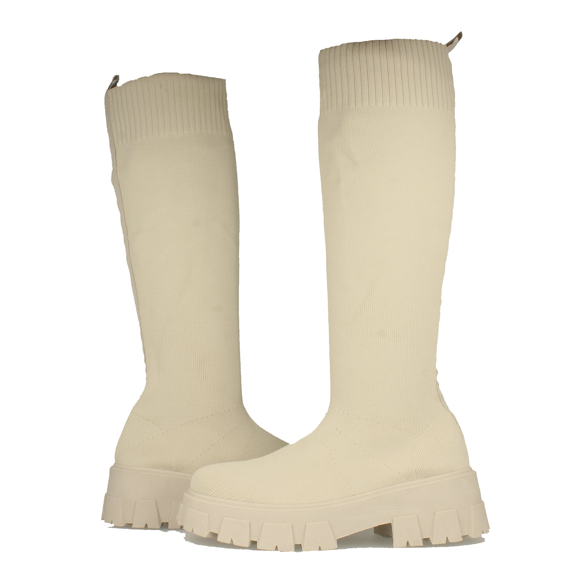 Bota de Plataforma para Mujer con Suela Dentada