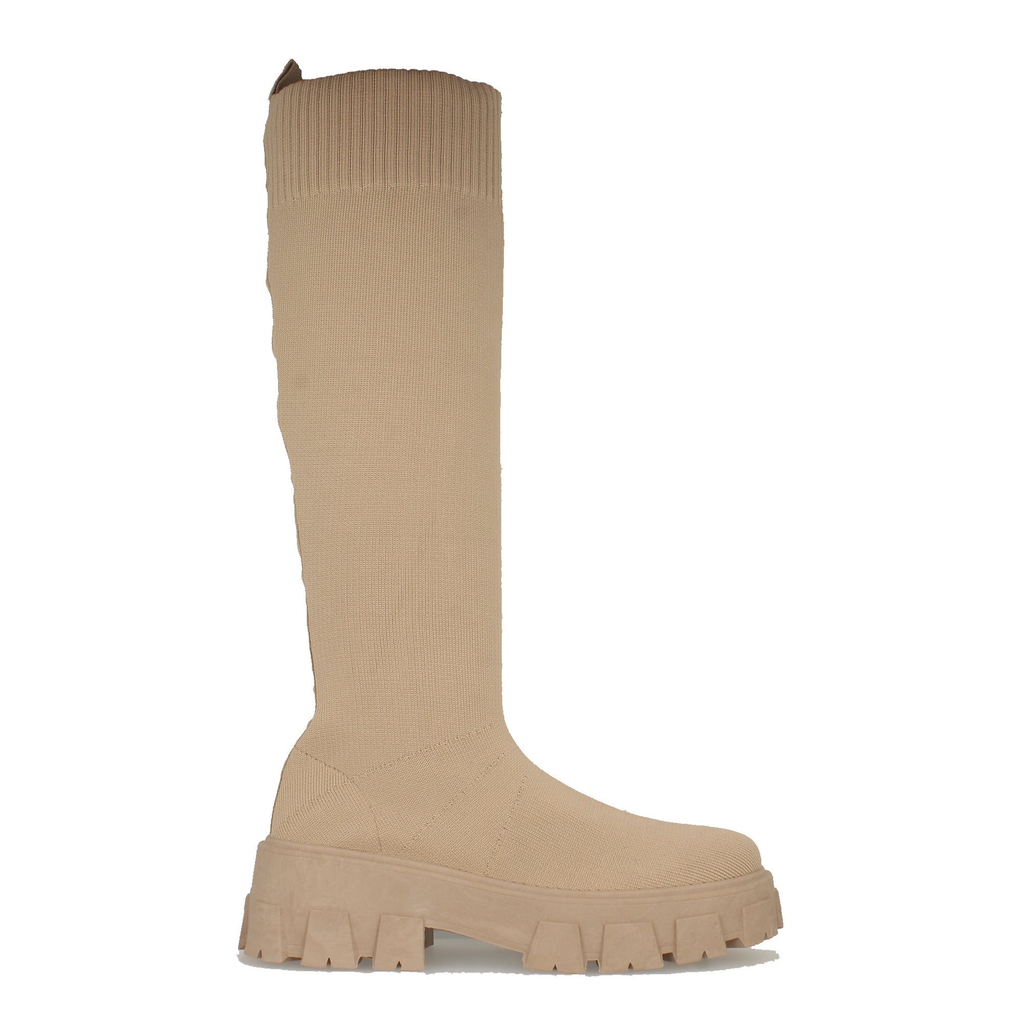 Bota de Plataforma para Mujer con Suela Dentada