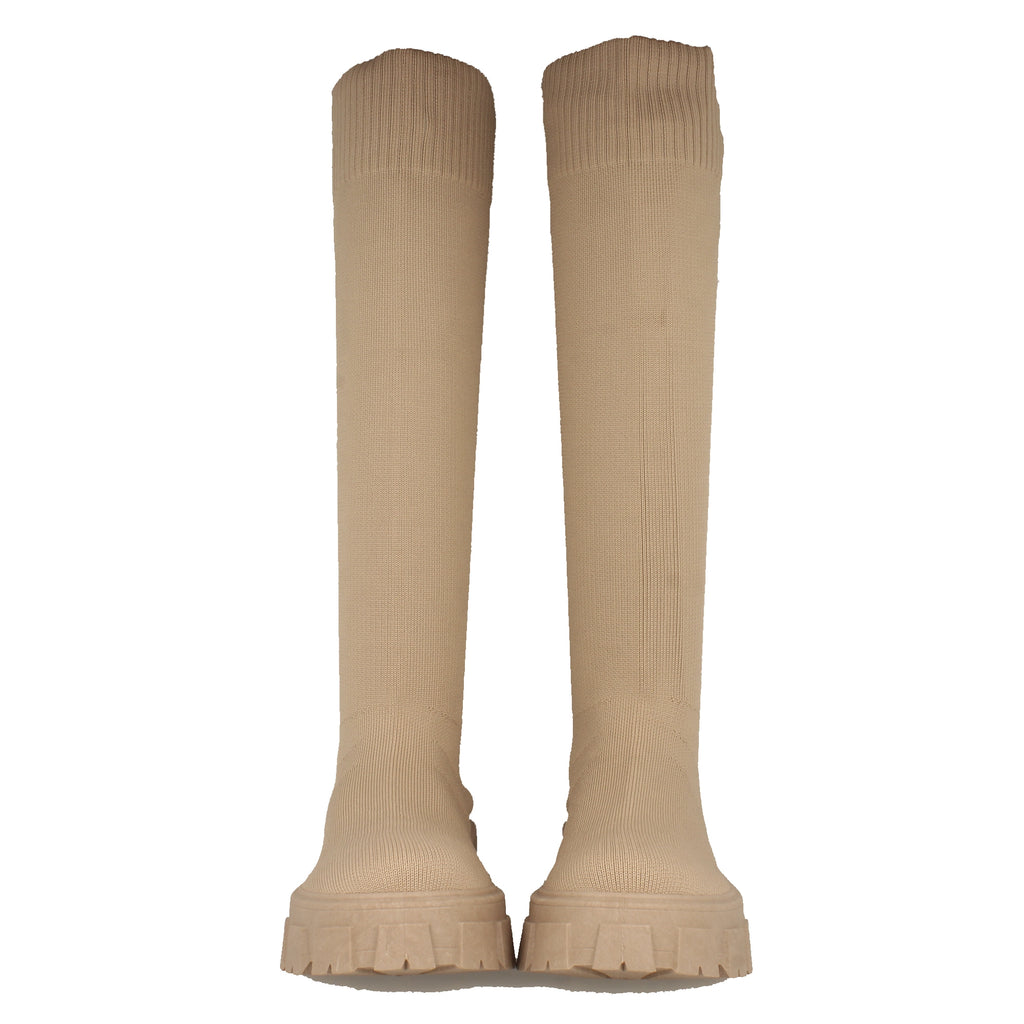 Bota de Plataforma para Mujer con Suela Dentada