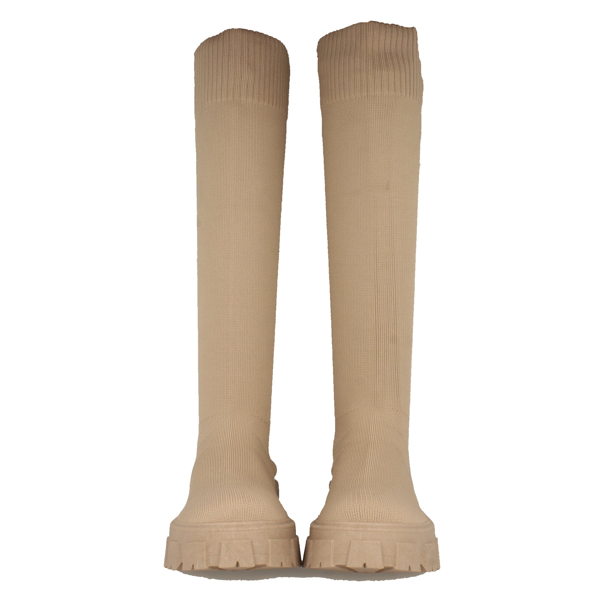 Bota de Plataforma para Mujer con Suela Dentada