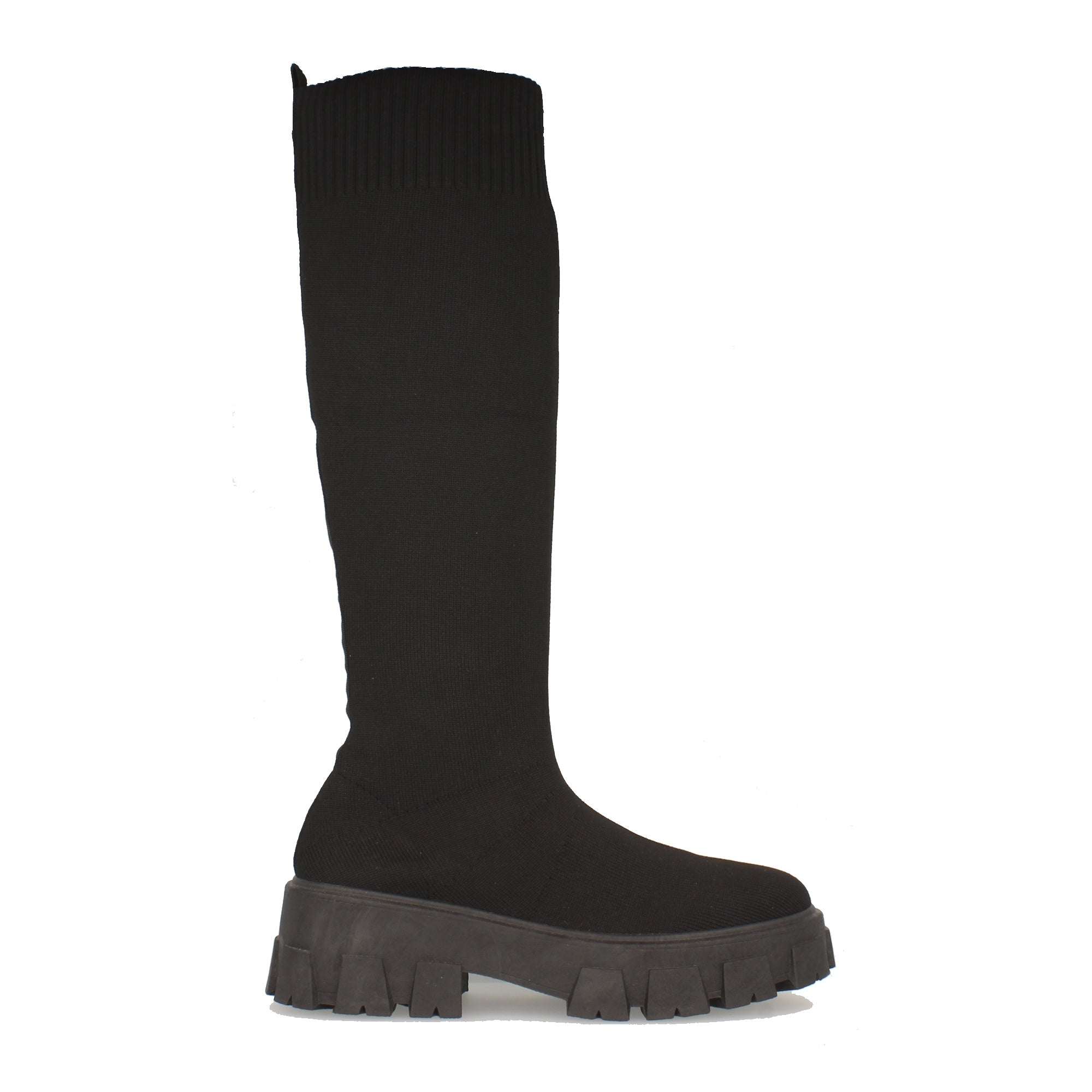 Bota de Plataforma para Mujer con Suela Dentada