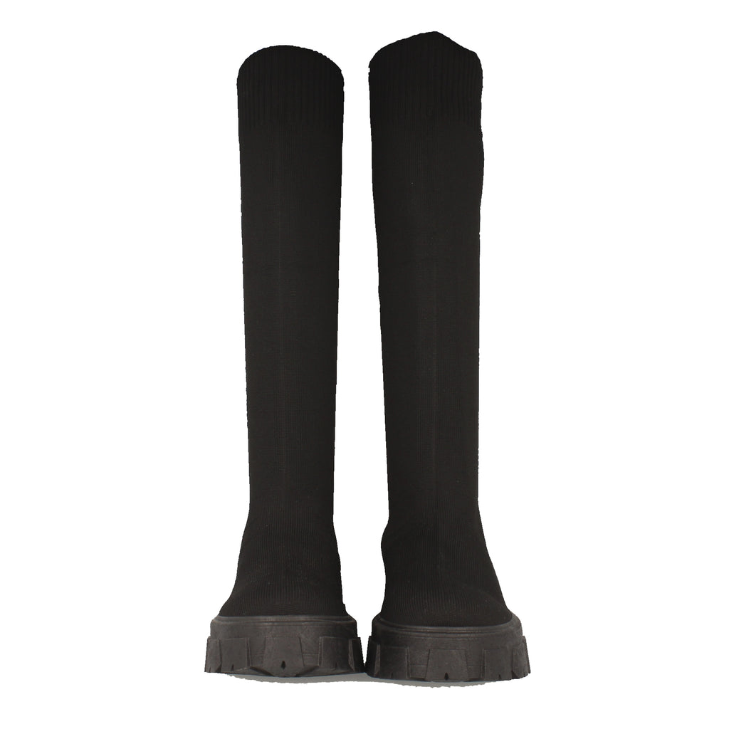 Bota de Plataforma para Mujer con Suela Dentada