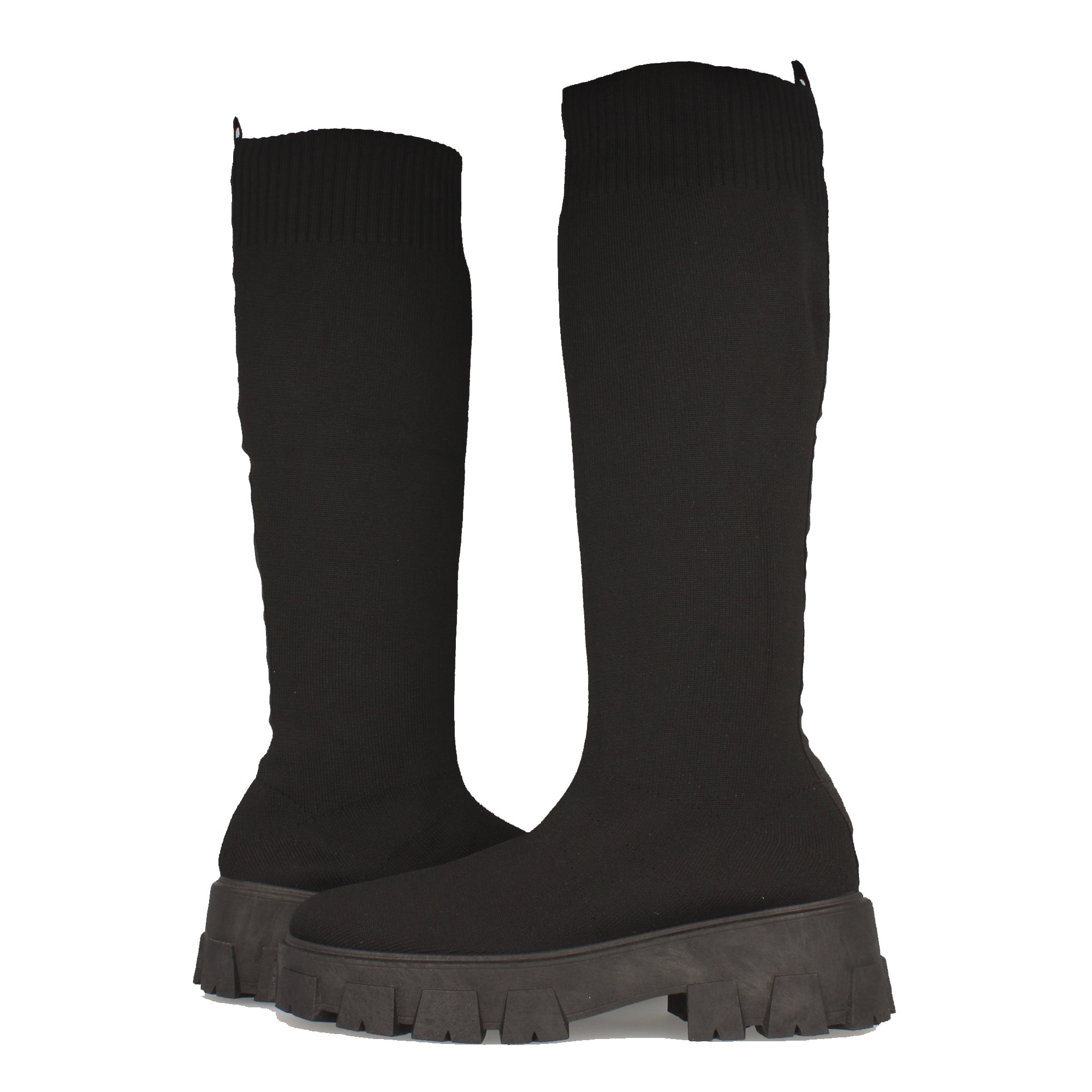 Bota de Plataforma para Mujer con Suela Dentada
