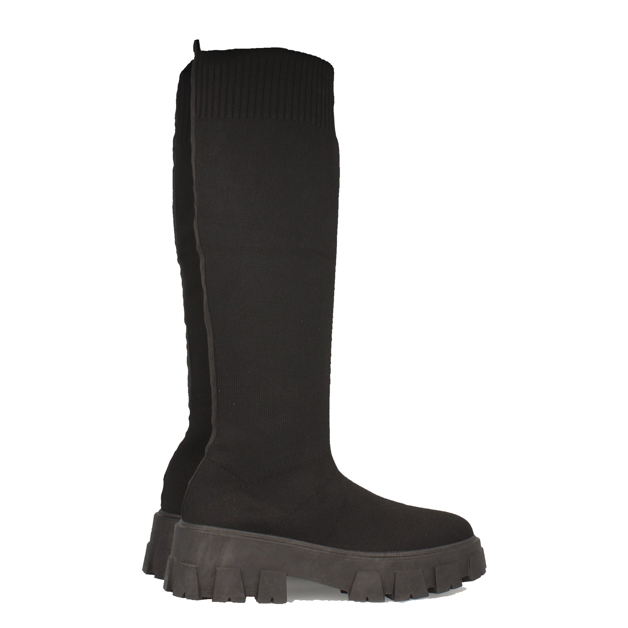 Bota de Plataforma para Mujer con Suela Dentada
