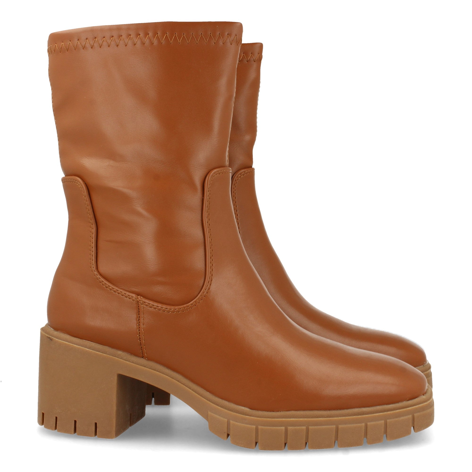 Botin de Tacon Dentado para Mujer Comodas