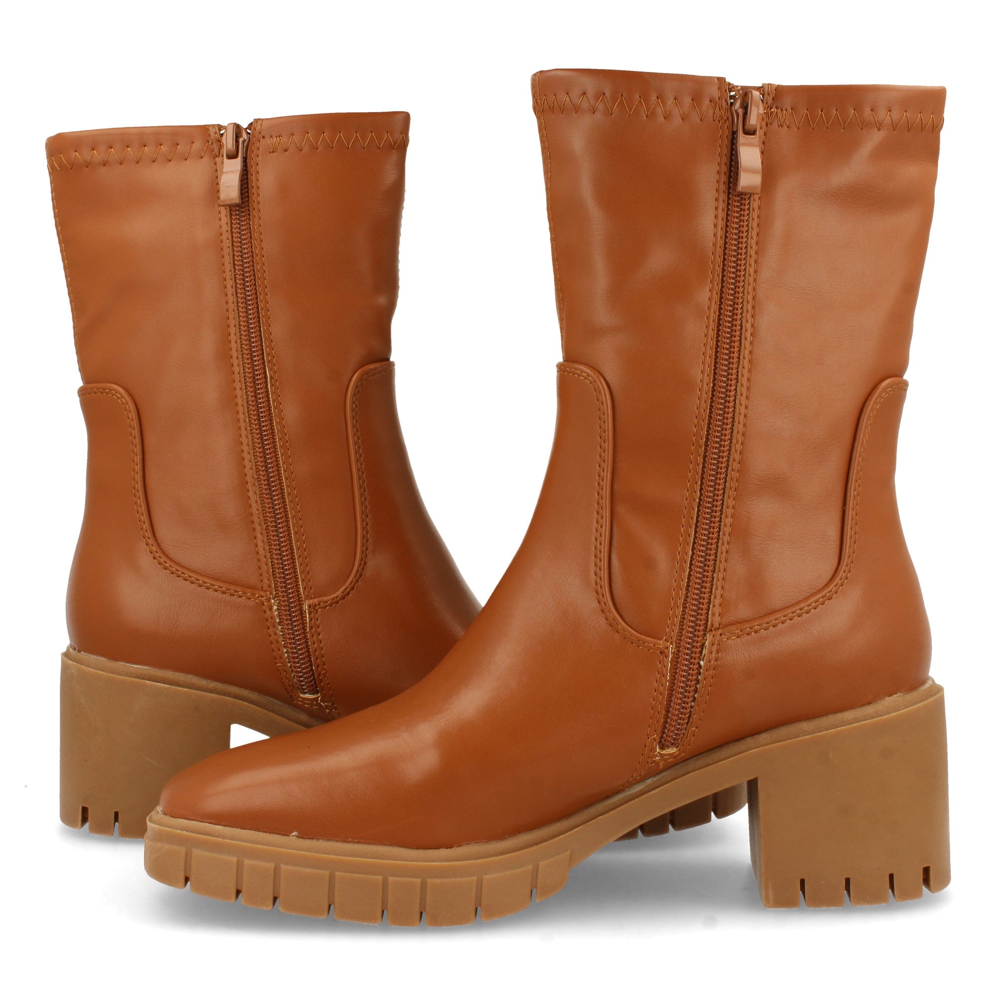 Botin de Tacon Dentado para Mujer Comodas