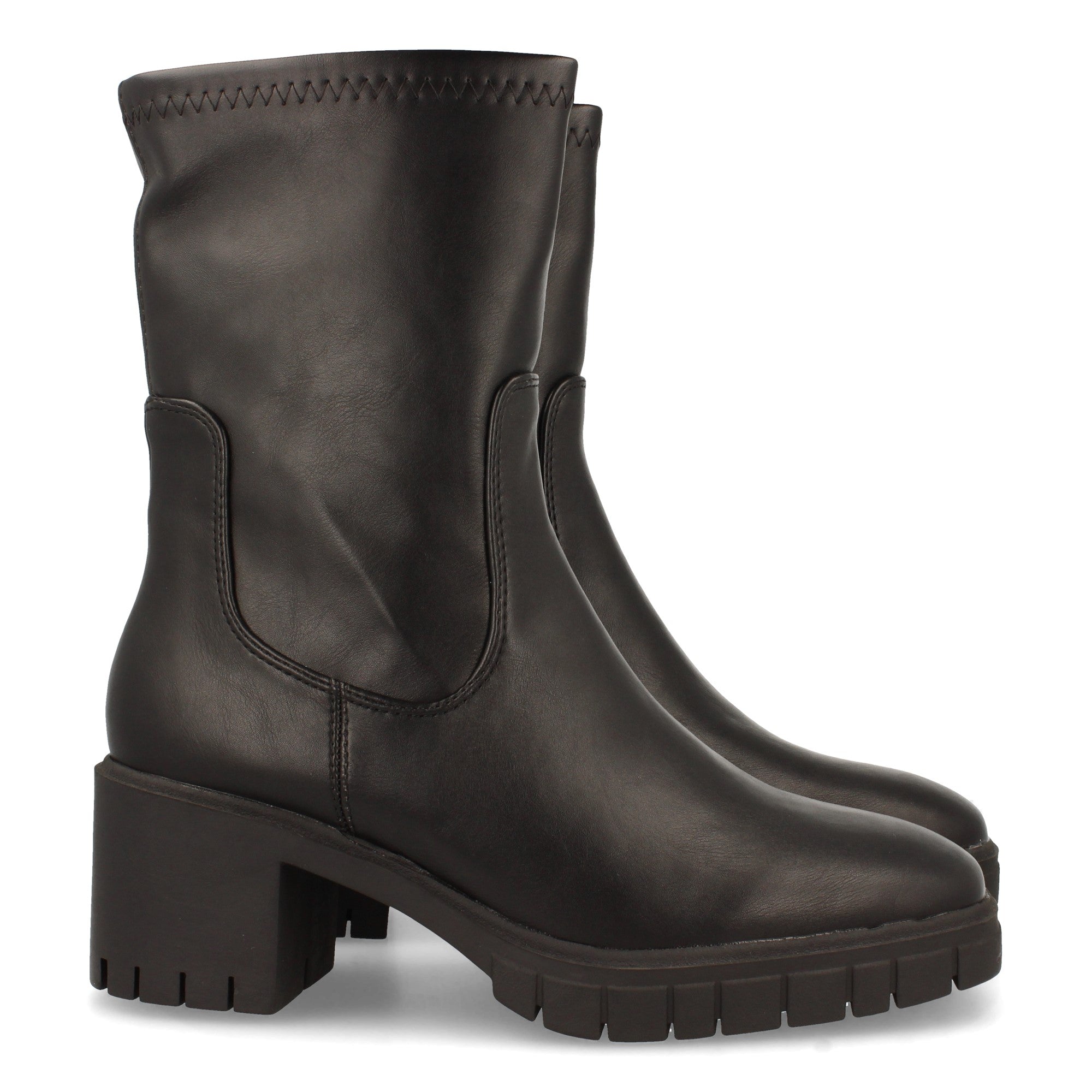 Botin de Tacon Dentado para Mujer Comodas