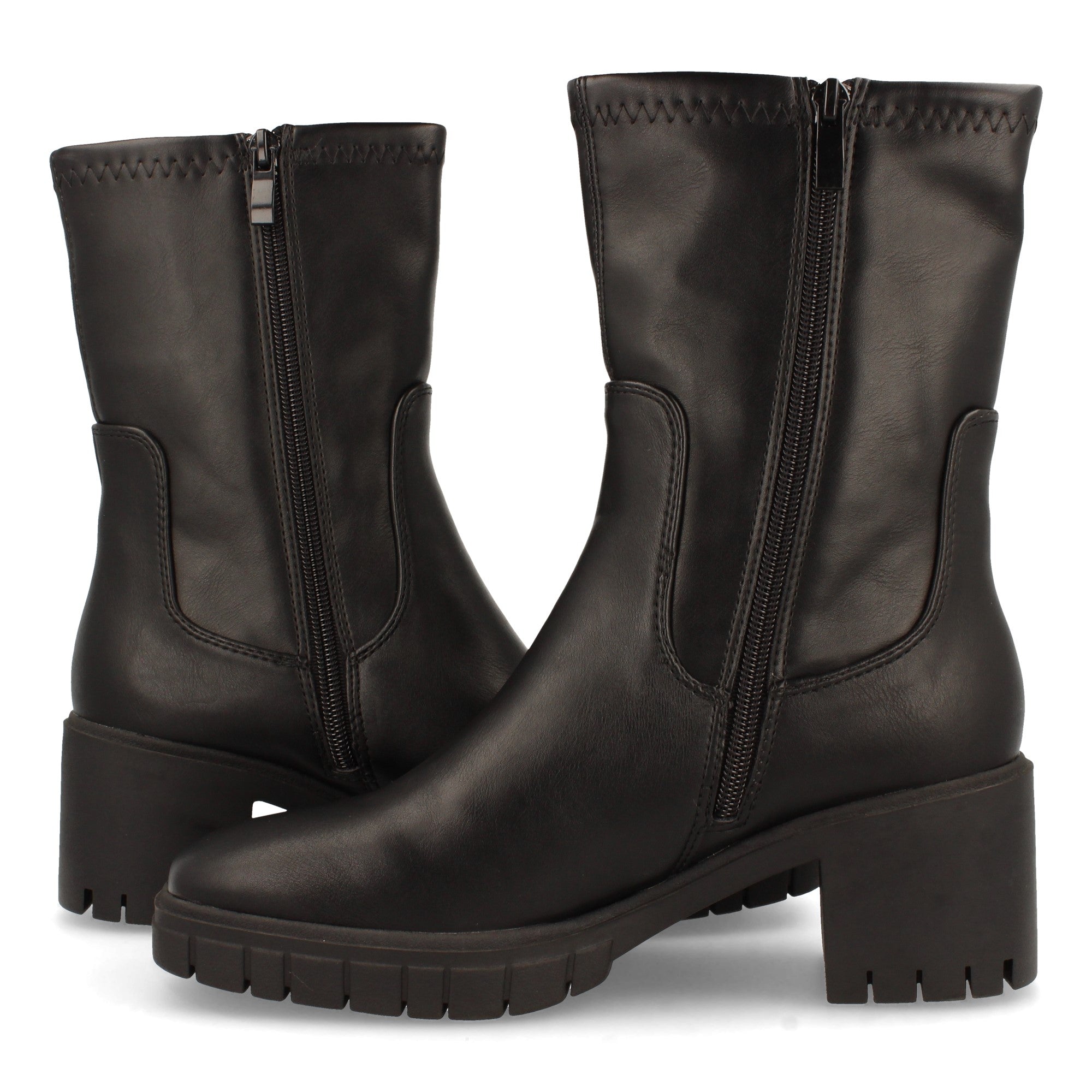 Botin de Tacon Dentado para Mujer Comodas