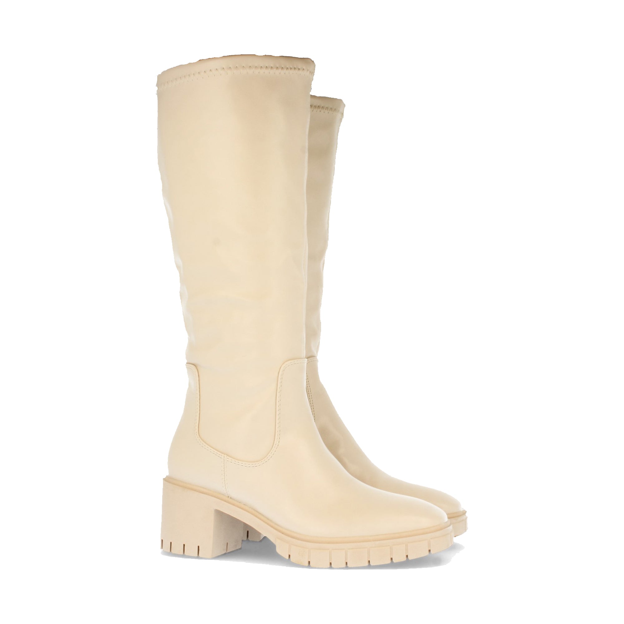 Bota de Tacón para Mujer con Estampado Liso