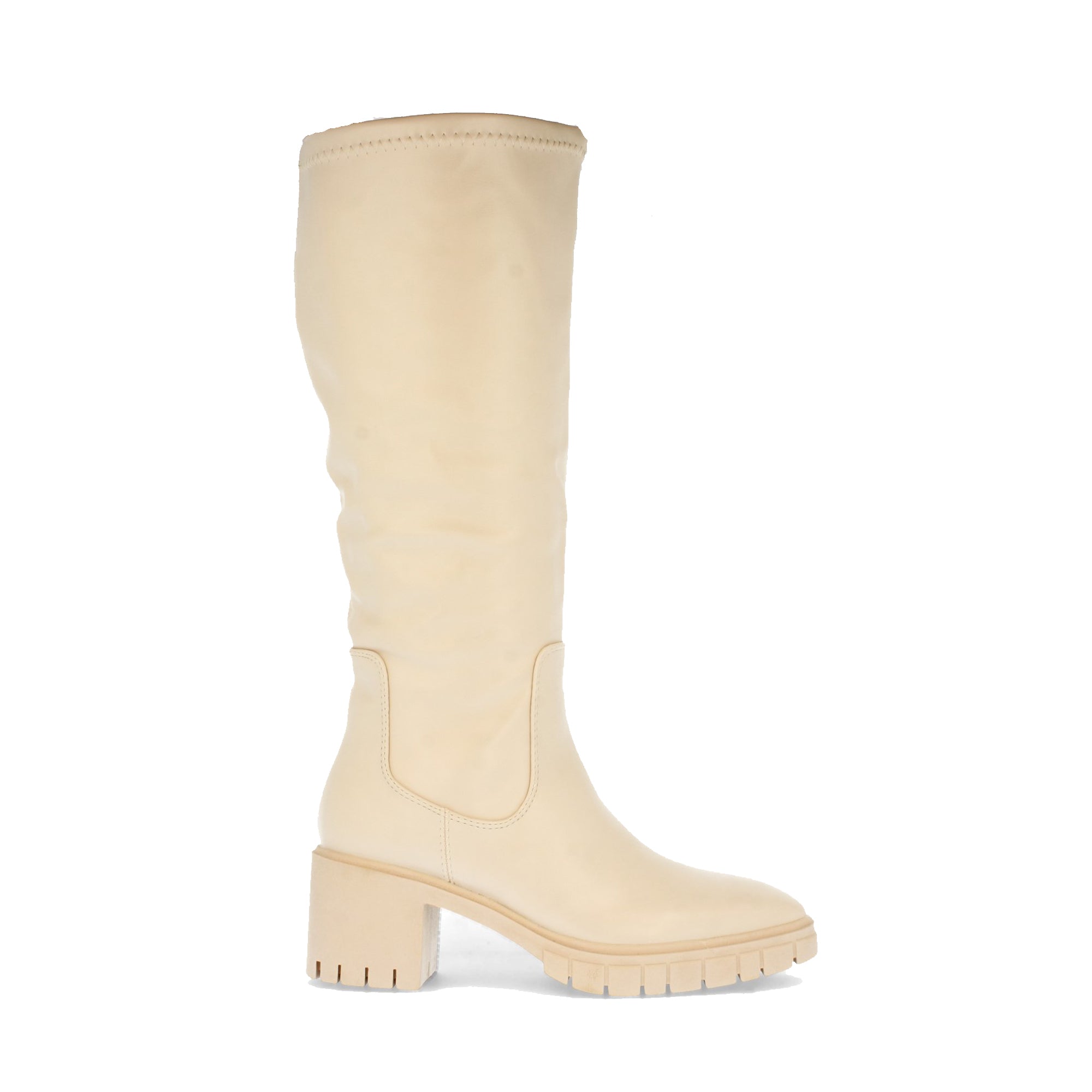 Bota de Tacón para Mujer con Estampado Liso