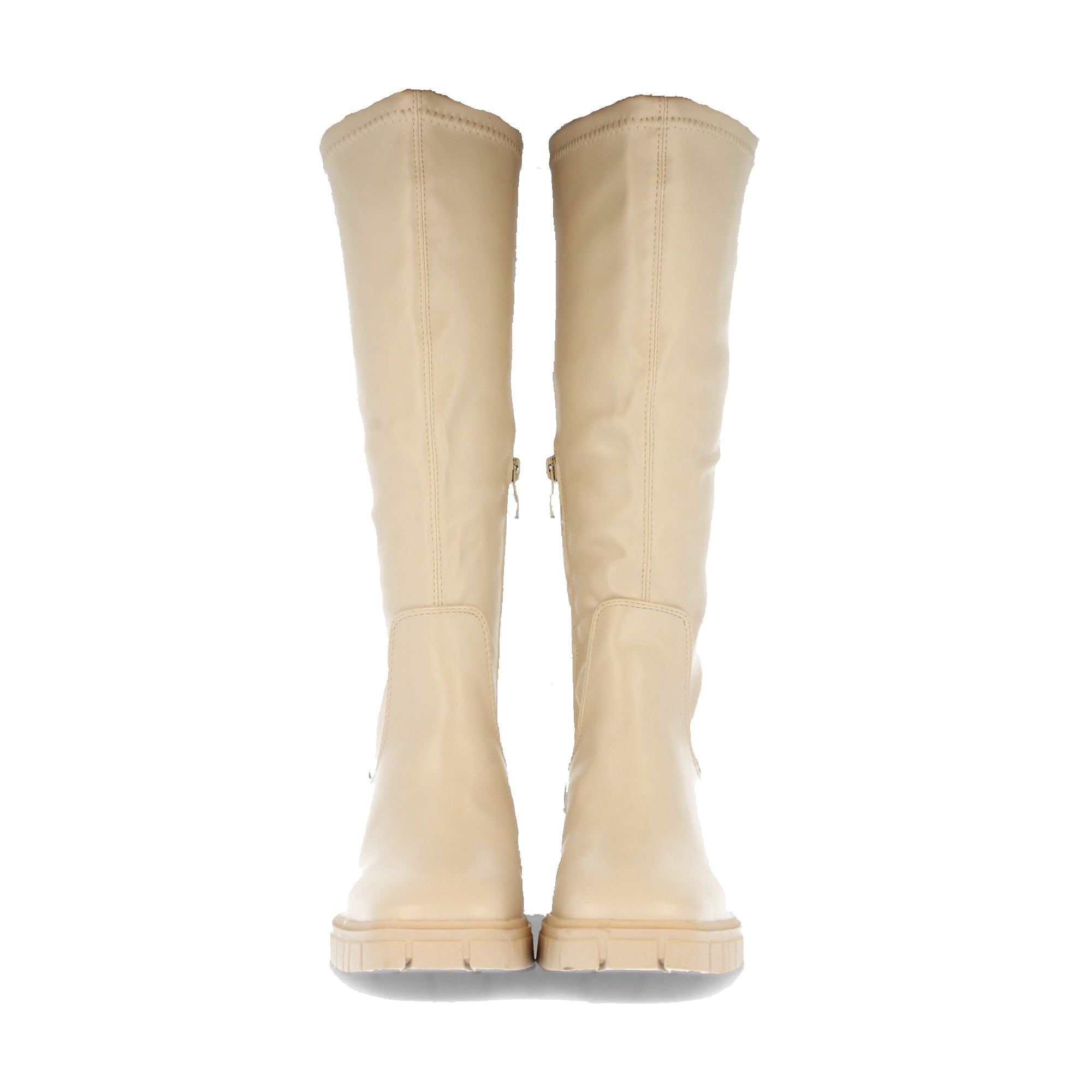 Bota de Tacón para Mujer con Estampado Liso