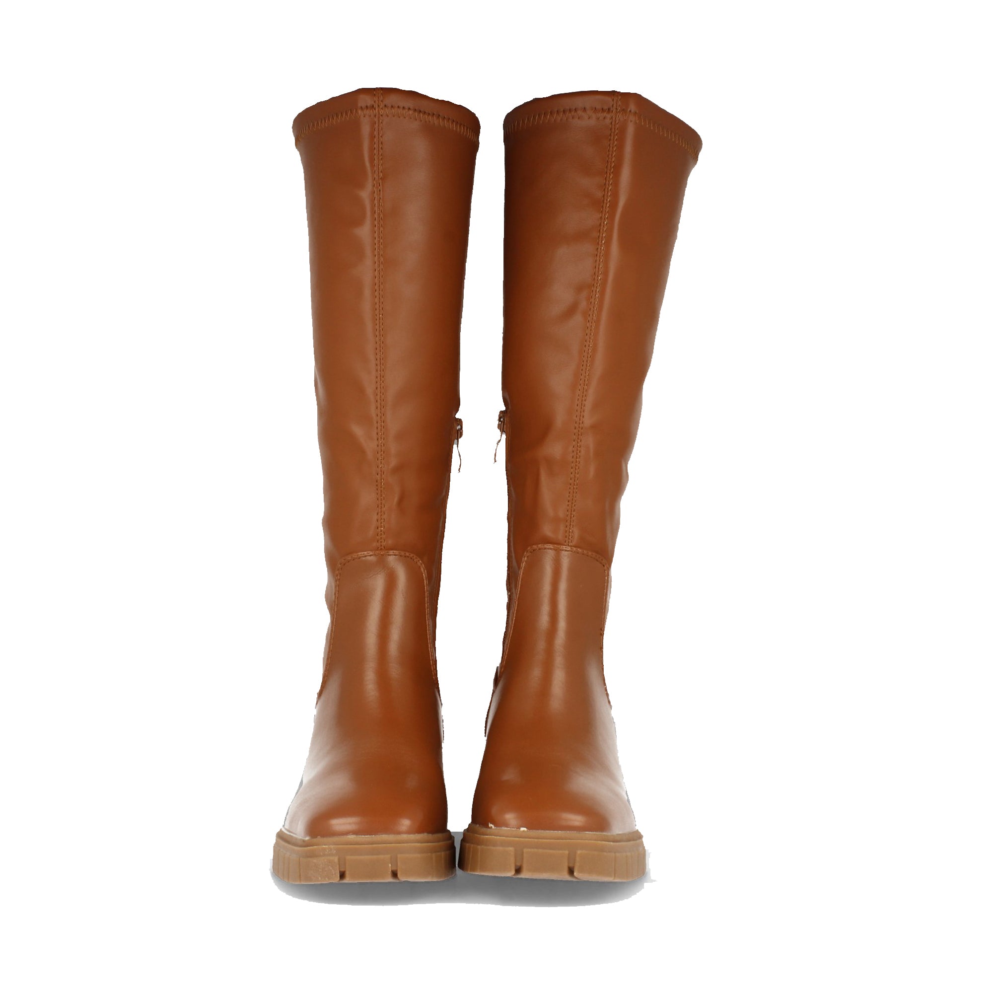 Bota de Tacón para Mujer con Estampado Liso