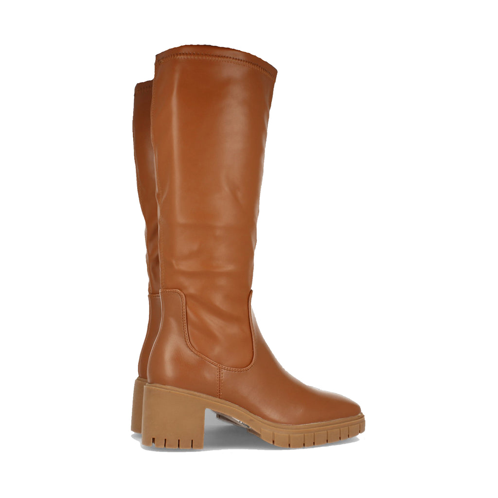 Bota de Tacón para Mujer con Estampado Liso