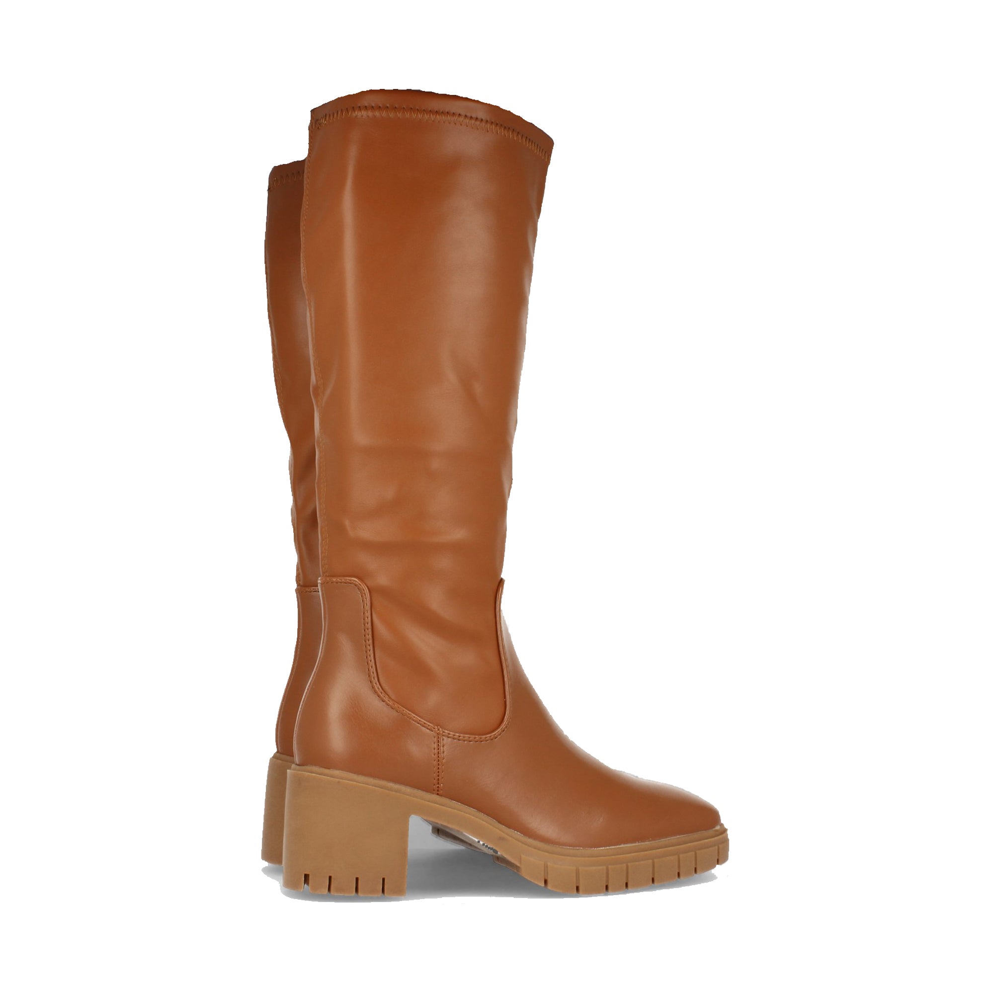 Bota de Tacón para Mujer con Estampado Liso