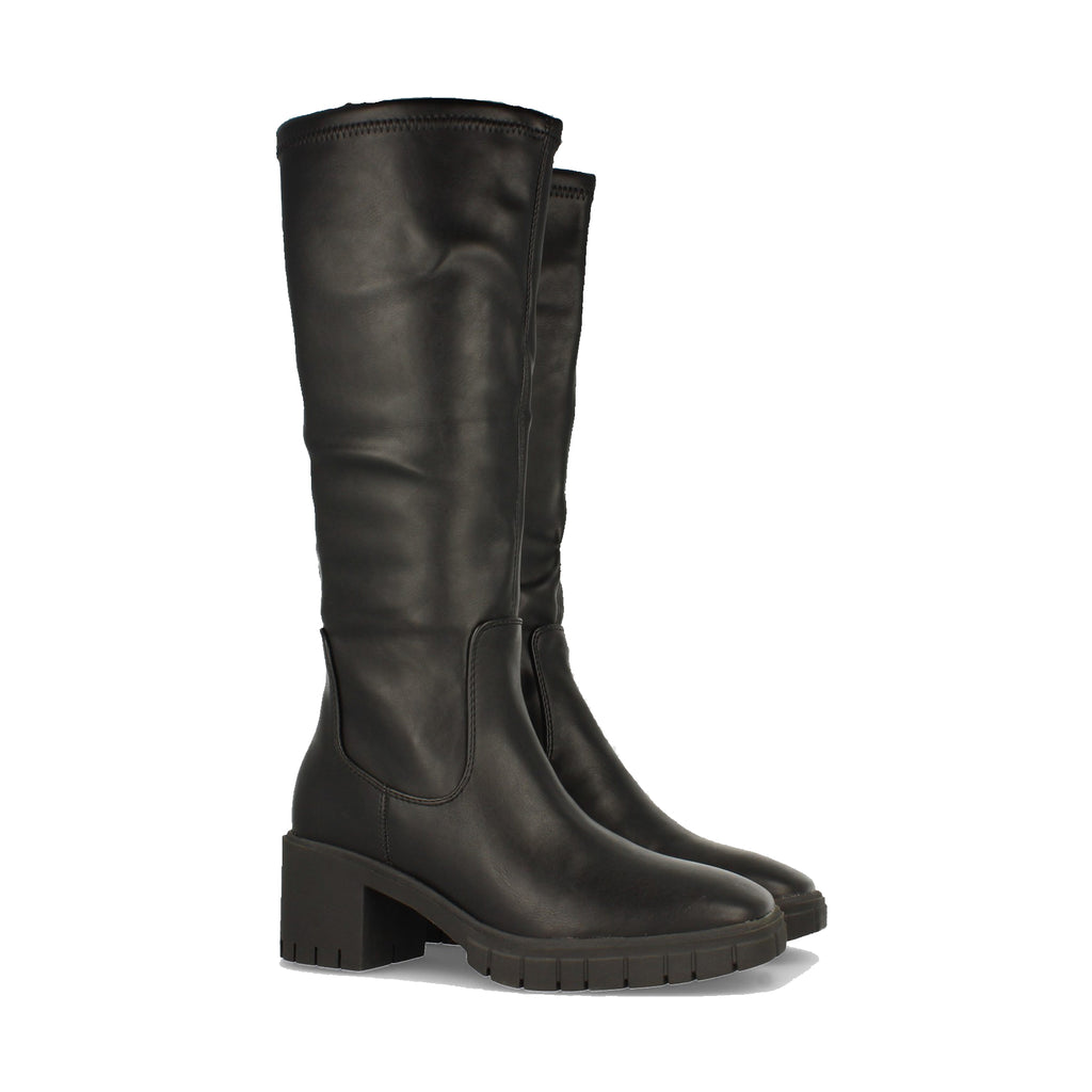 Bota de Tacón para Mujer con Estampado Liso