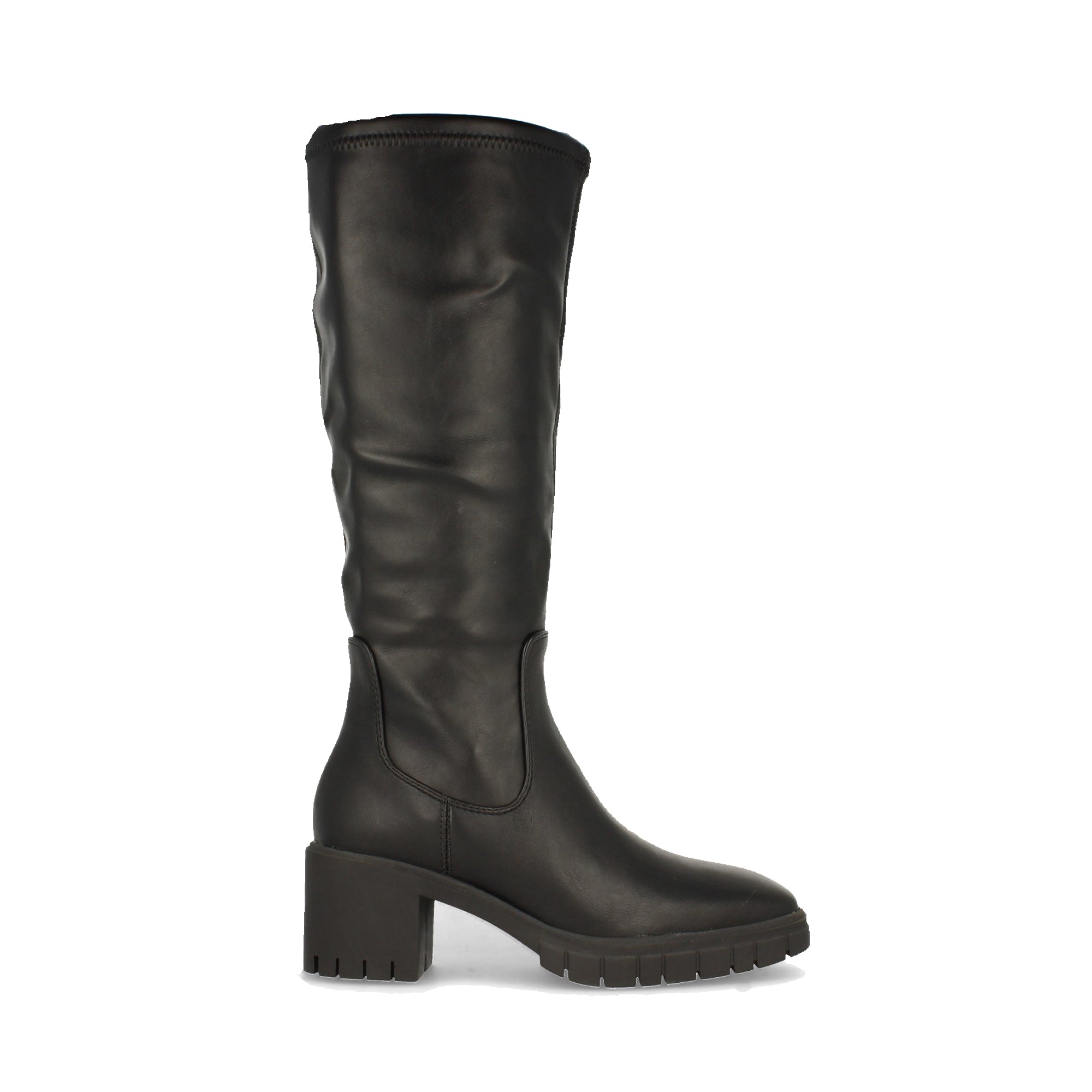 Bota de Tacón para Mujer con Estampado Liso
