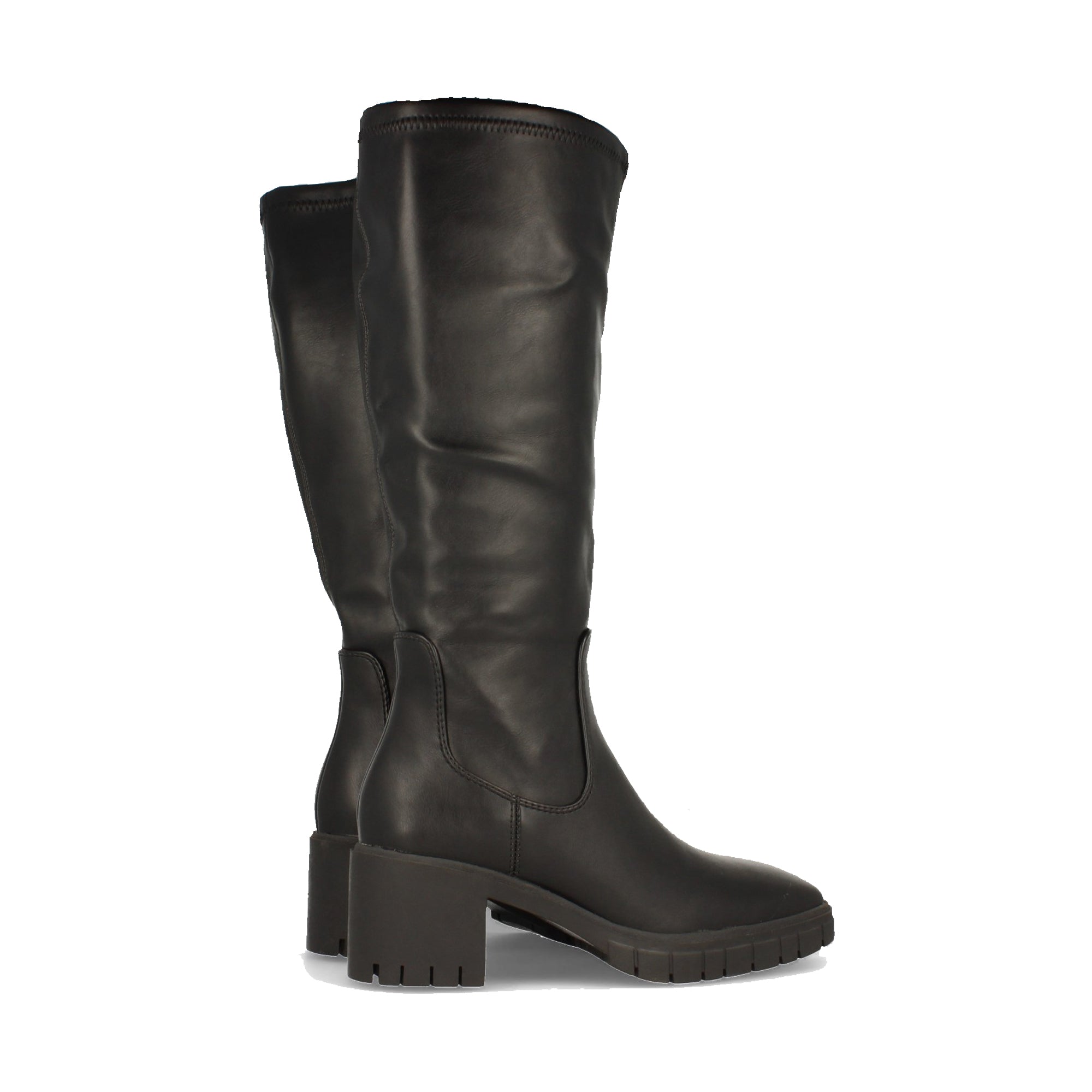 Bota de Tacón para Mujer con Estampado Liso