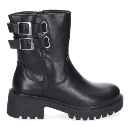 Botin negro con hebillas ISIDORA