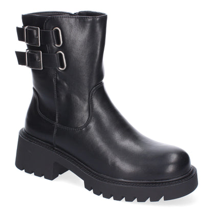 Botin negro con hebillas ISIDORA